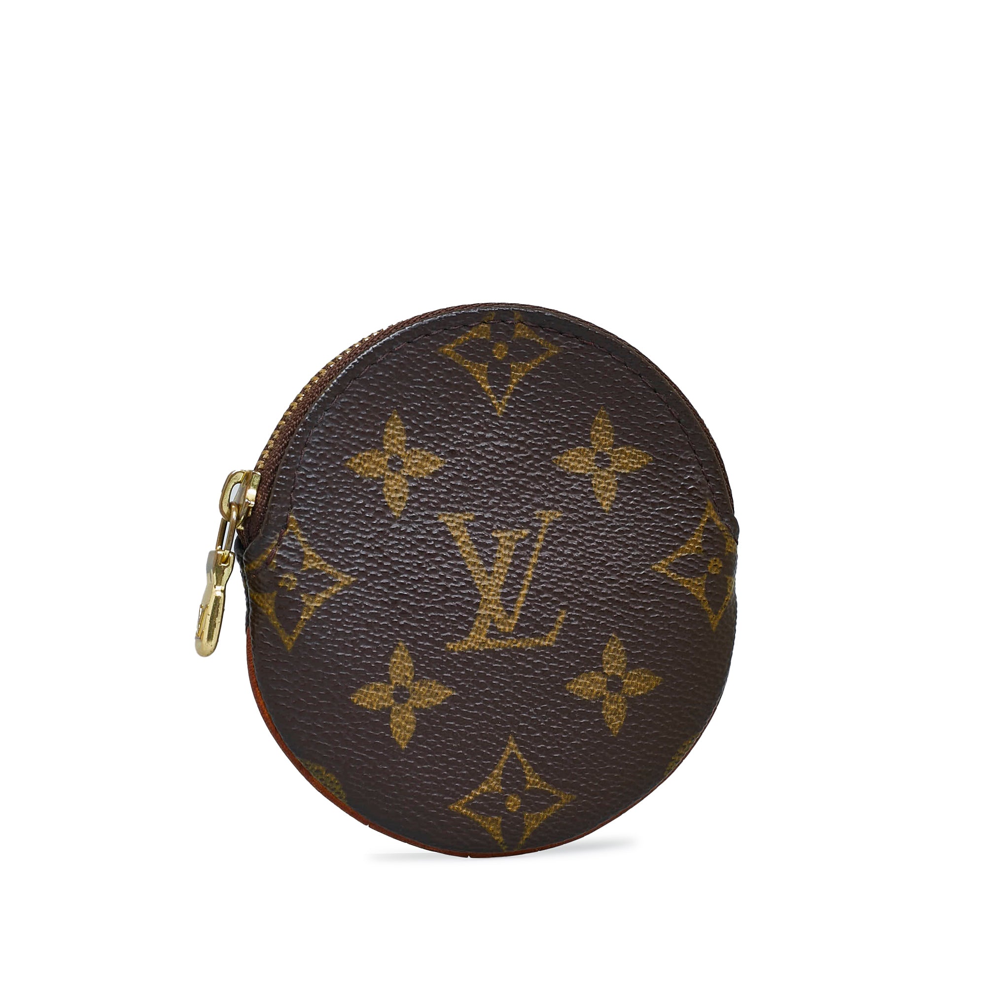 Louis Vuitton Porte-Monnaie Round Coin Monogram Canvas