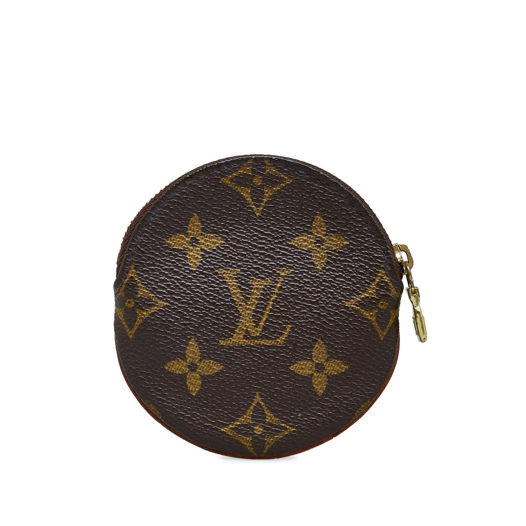 Louis Vuitton Porte-Monnaie Round Coin Monogram Canvas