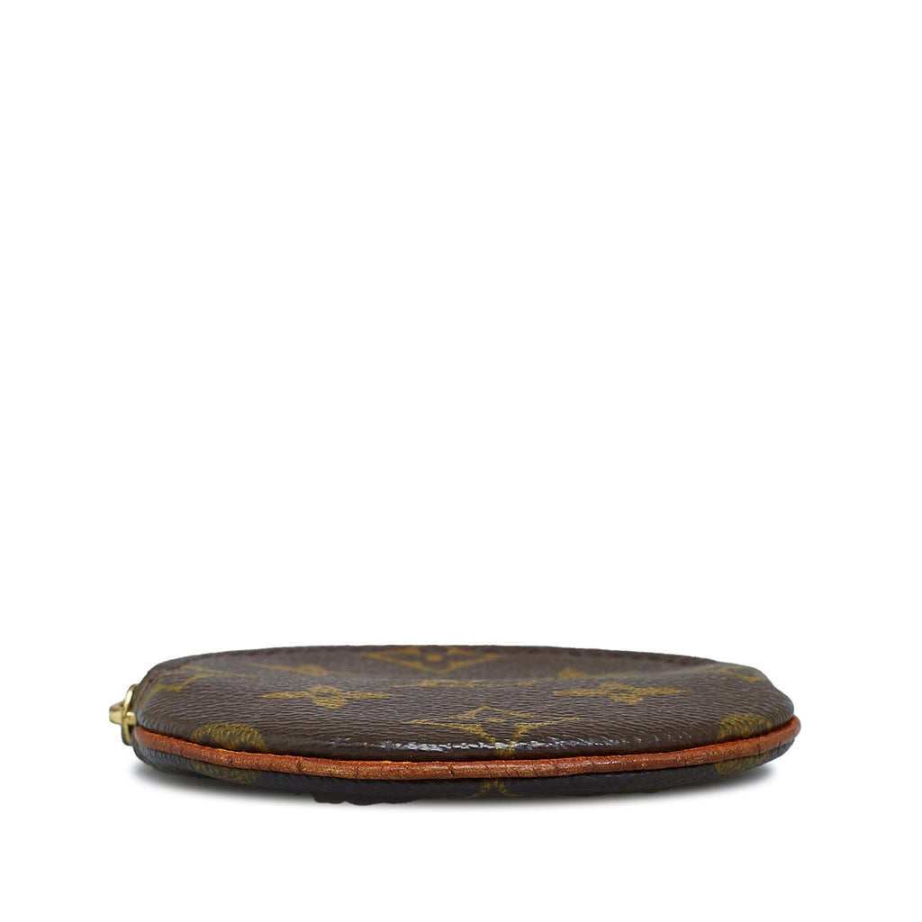Louis Vuitton Porte-Monnaie Round Coin Monogram Canvas