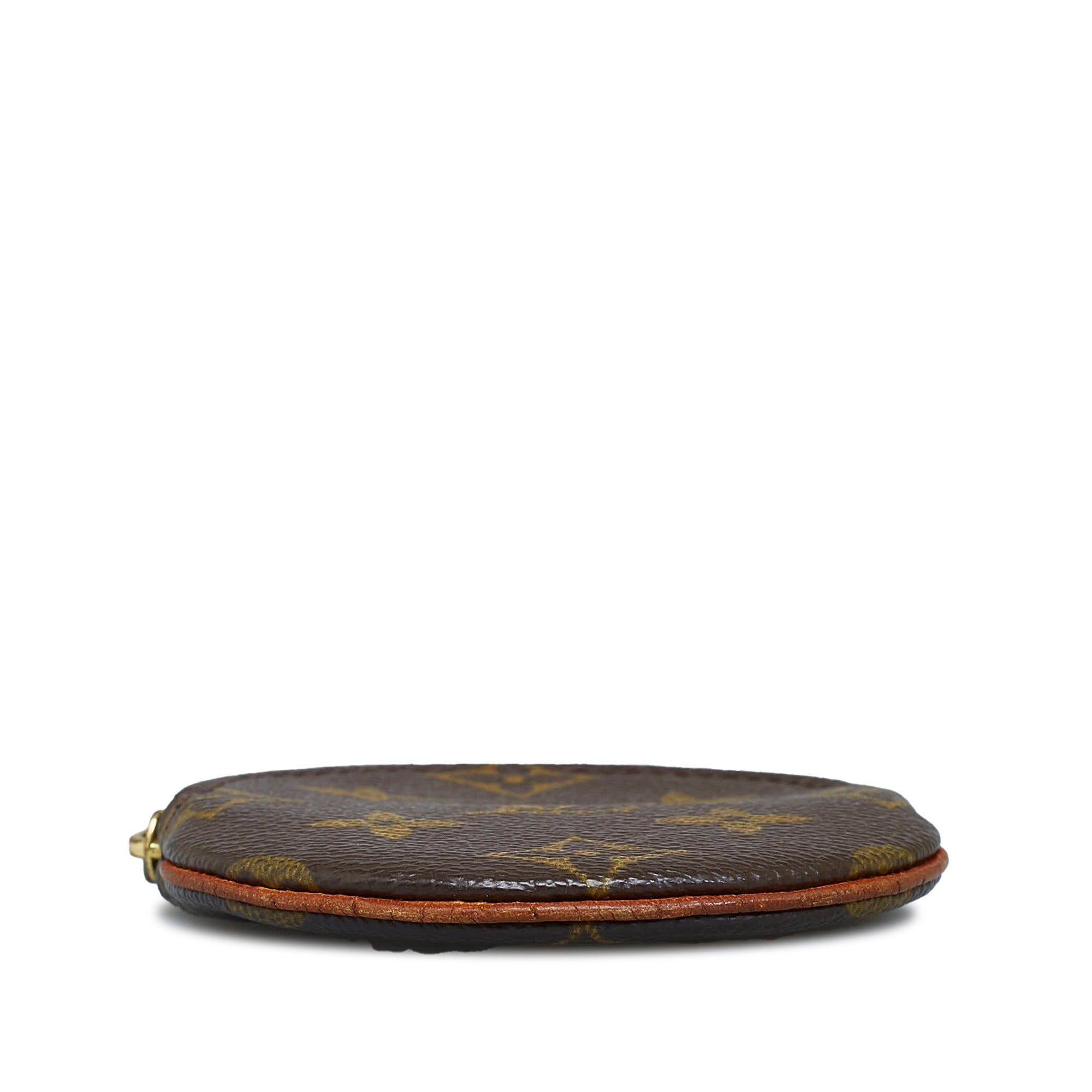 Louis Vuitton Porte-Monnaie Round Coin Monogram Canvas