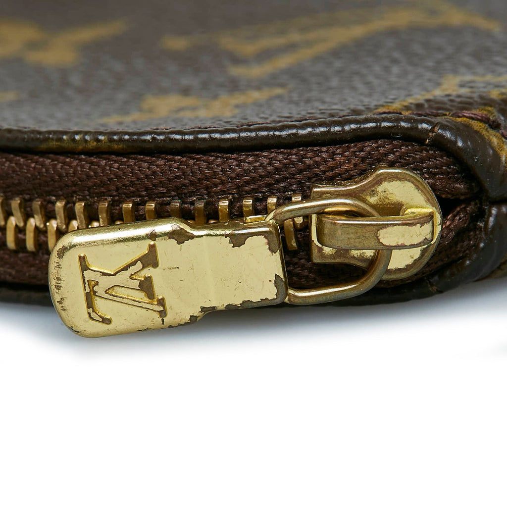 Louis Vuitton Porte-Monnaie Round Coin Monogram Canvas