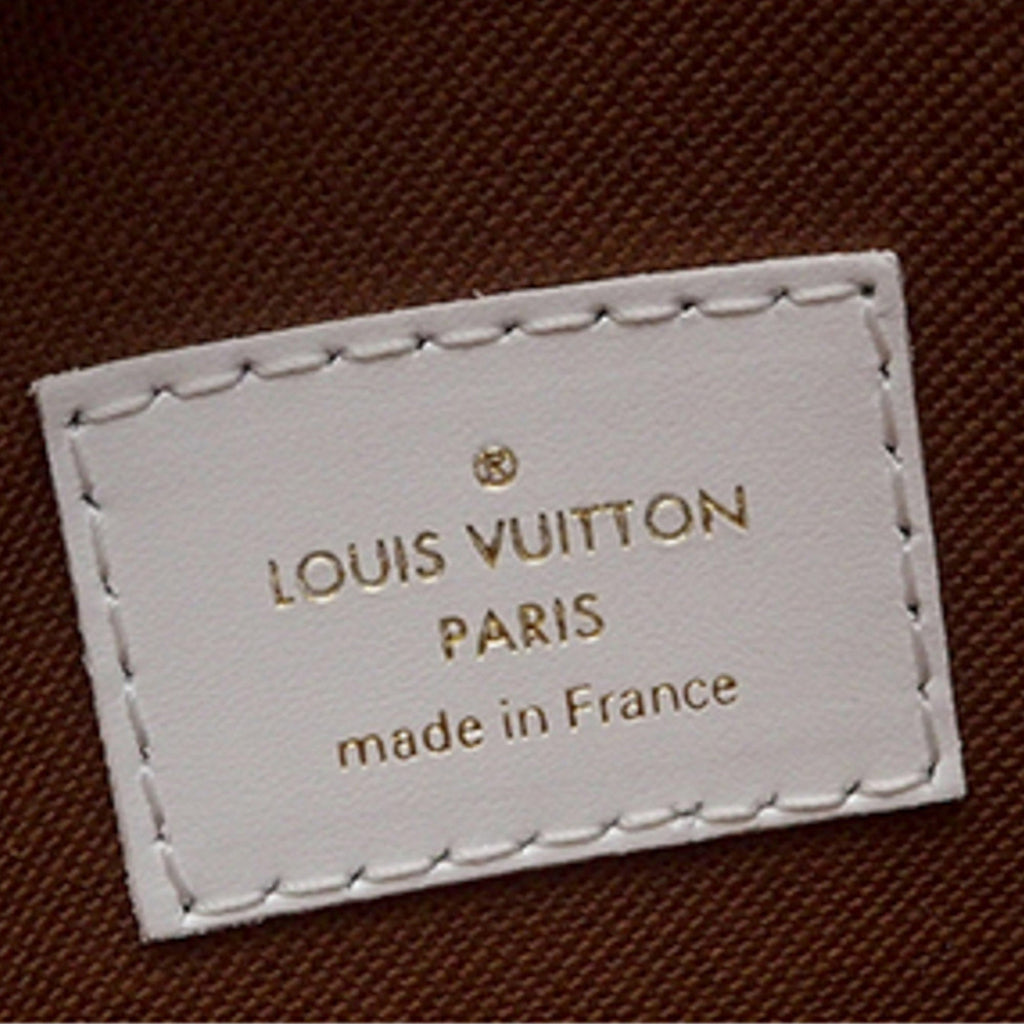 Brown Louis Vuitton Monogram Match Ellipse BB Satchel