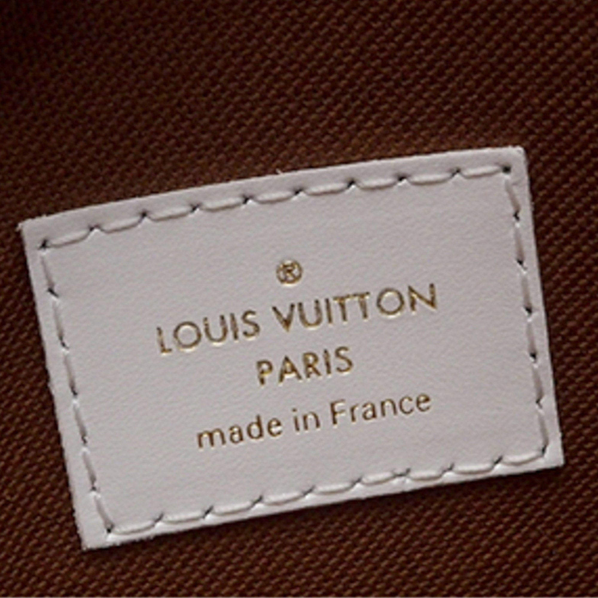Brown Louis Vuitton Monogram Match Ellipse BB Satchel