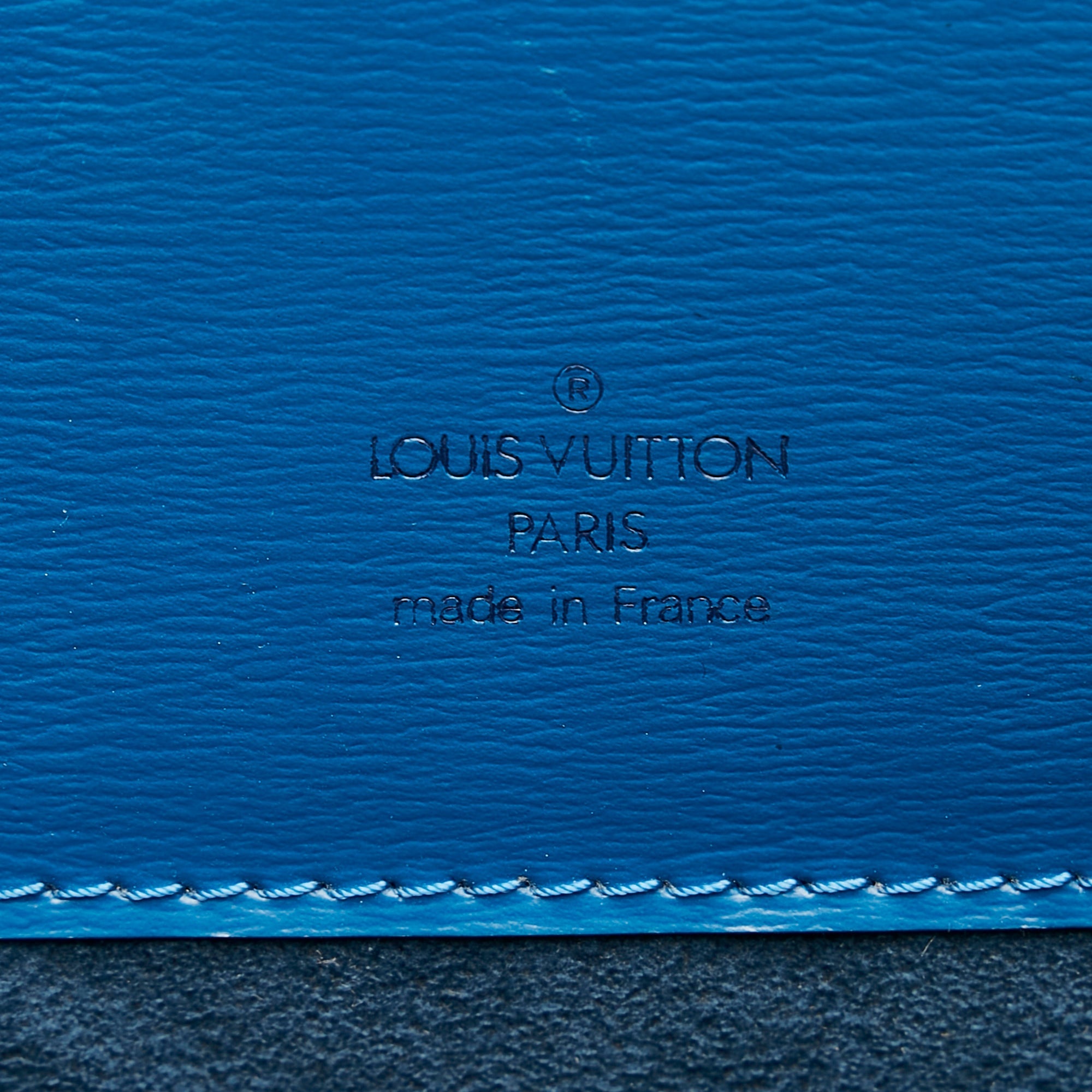 Louis Vuitton Cluny Blue Epi