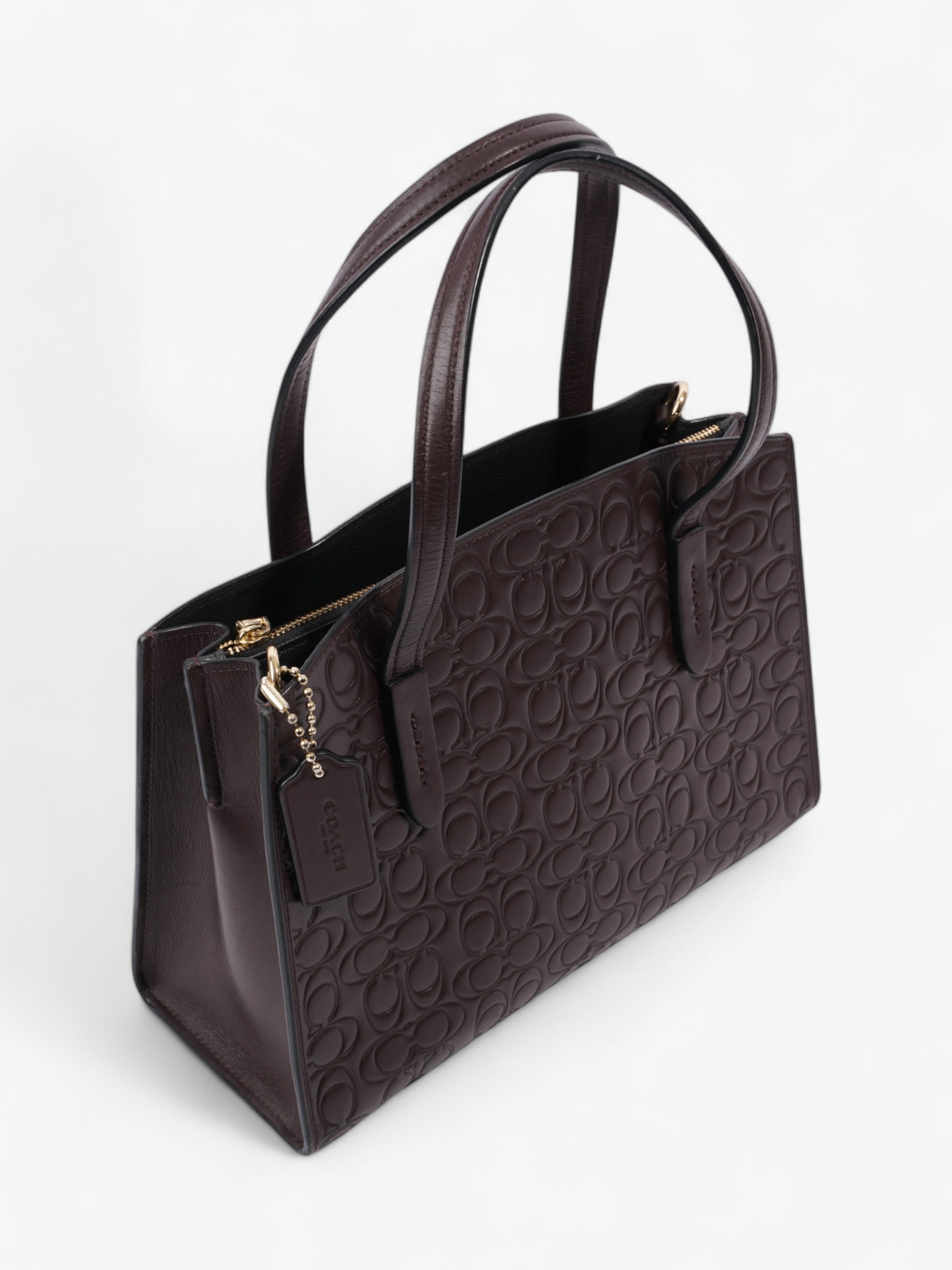 Coach Charlie Carryall Oxblood Leather 28