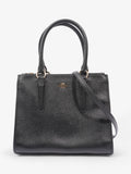 Coach Christie Carryall Black Leather Medium