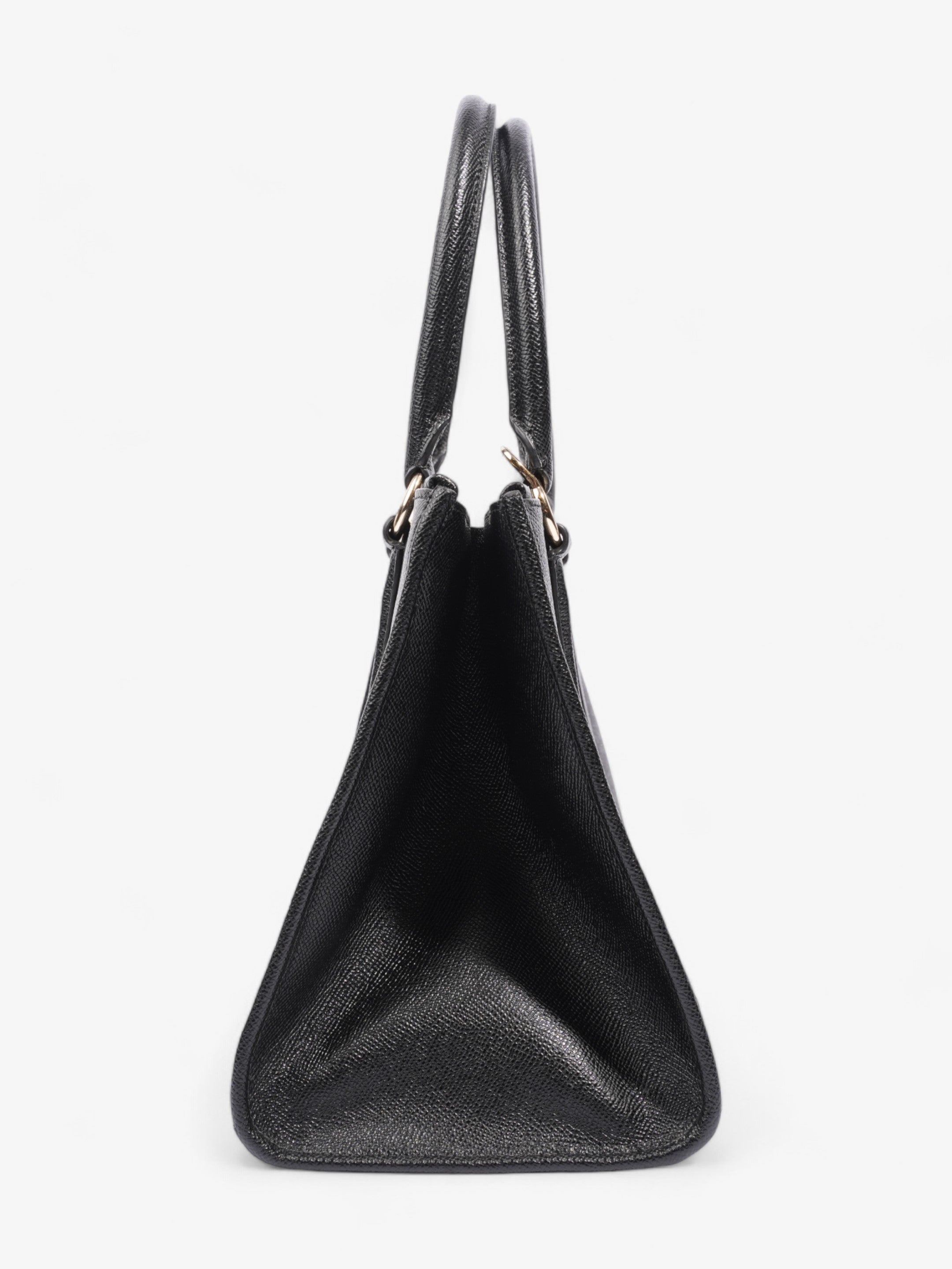 Coach Christie Carryall Black Leather Medium