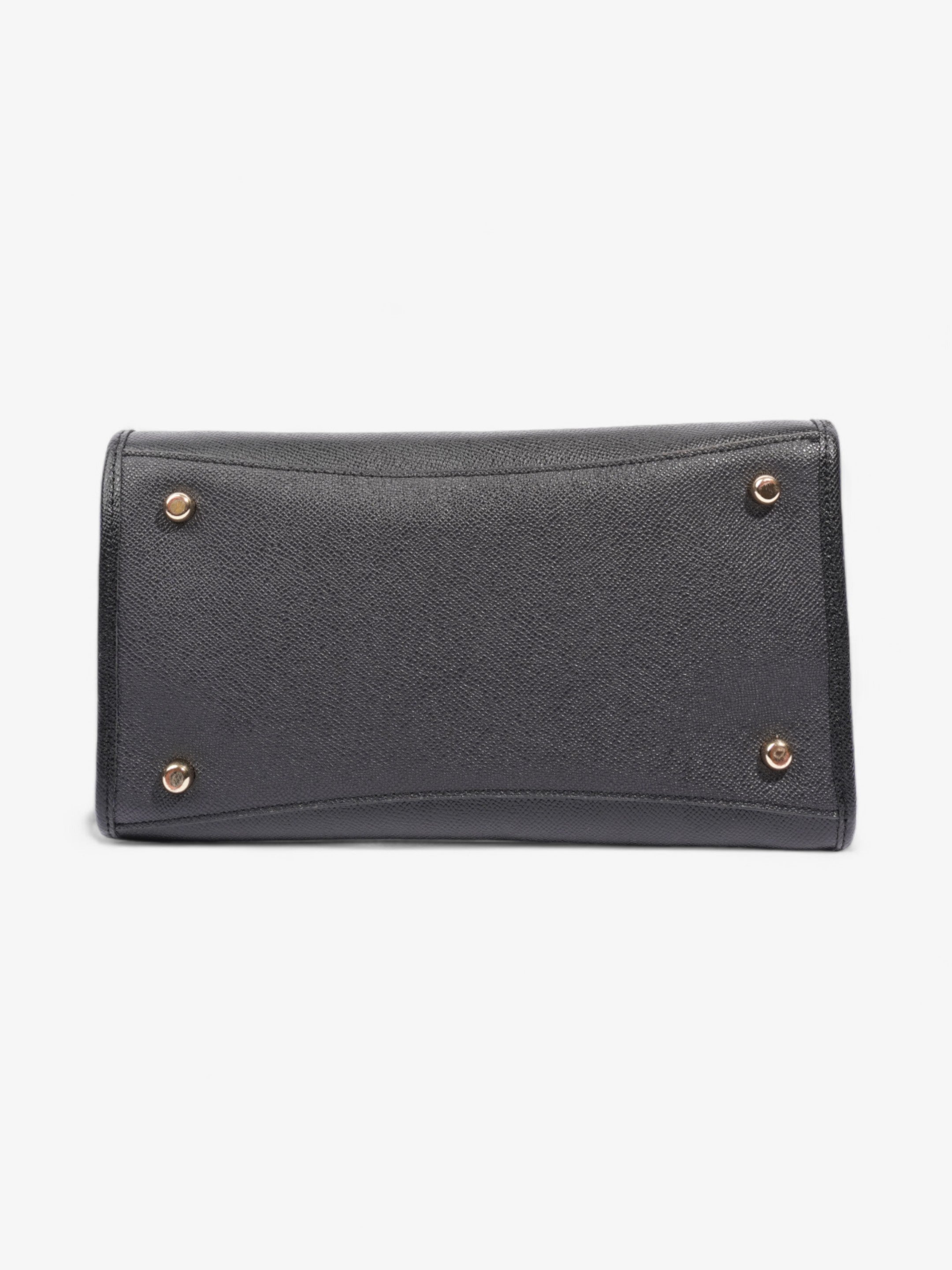 Coach Christie Carryall Black Leather Medium