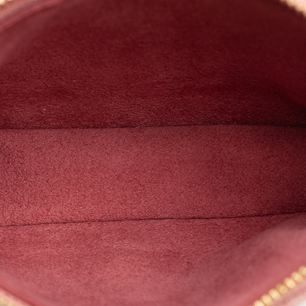 Pink Louis Vuitton Micro Monogram Jacquard Denim Pochette Accessoires Pouch
