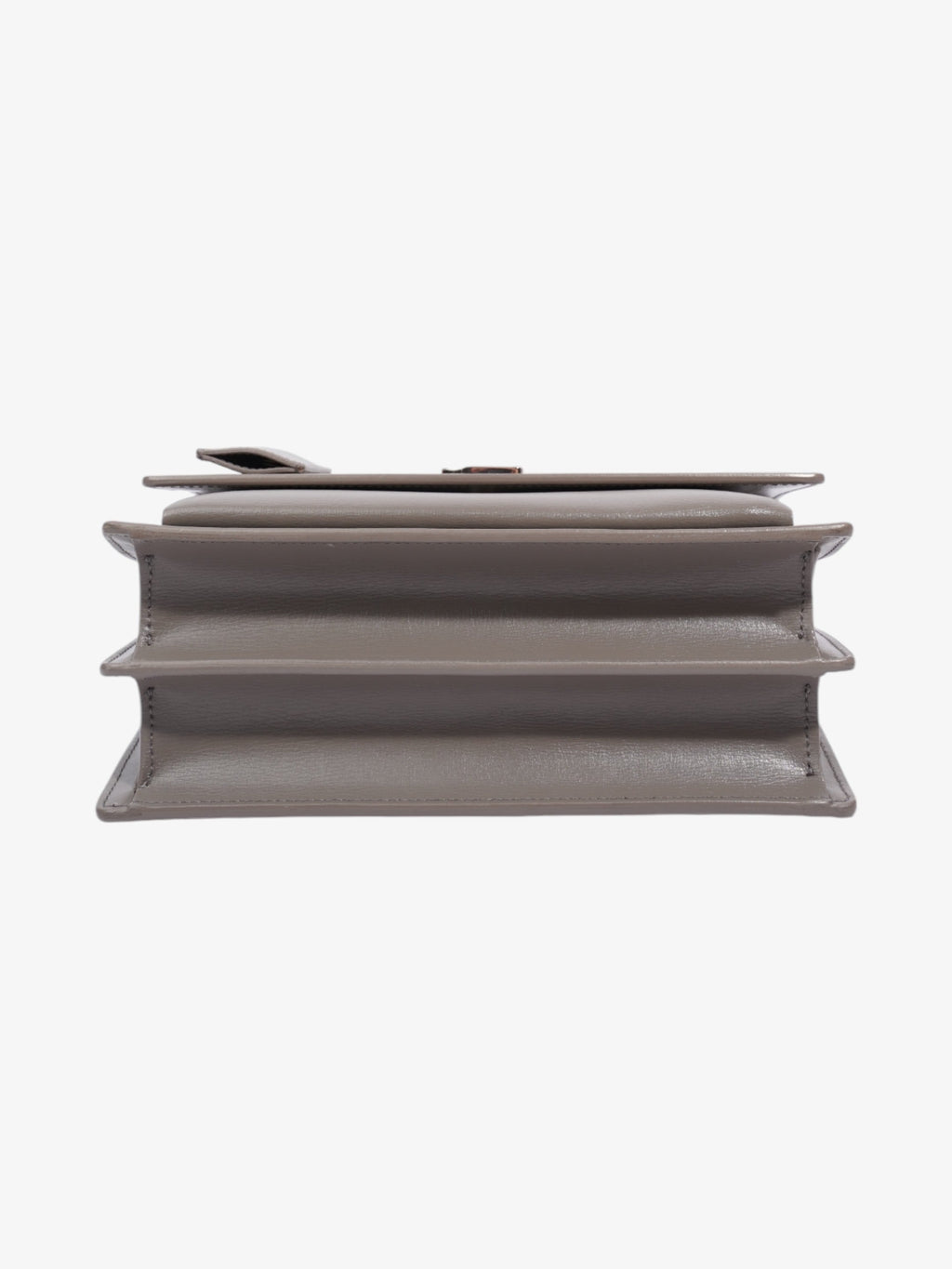 Saint Laurent Sunset Grey Calfskin Leather Medium