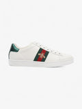 Gucci Ace Sneakers with Bee White / Red / Green Leather EU 37.5 UK 4.5