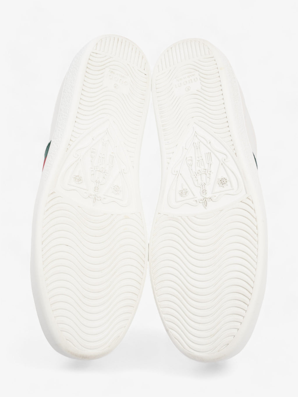 Gucci Ace Sneakers with Bee White / Red / Green Leather EU 37.5 UK 4.5