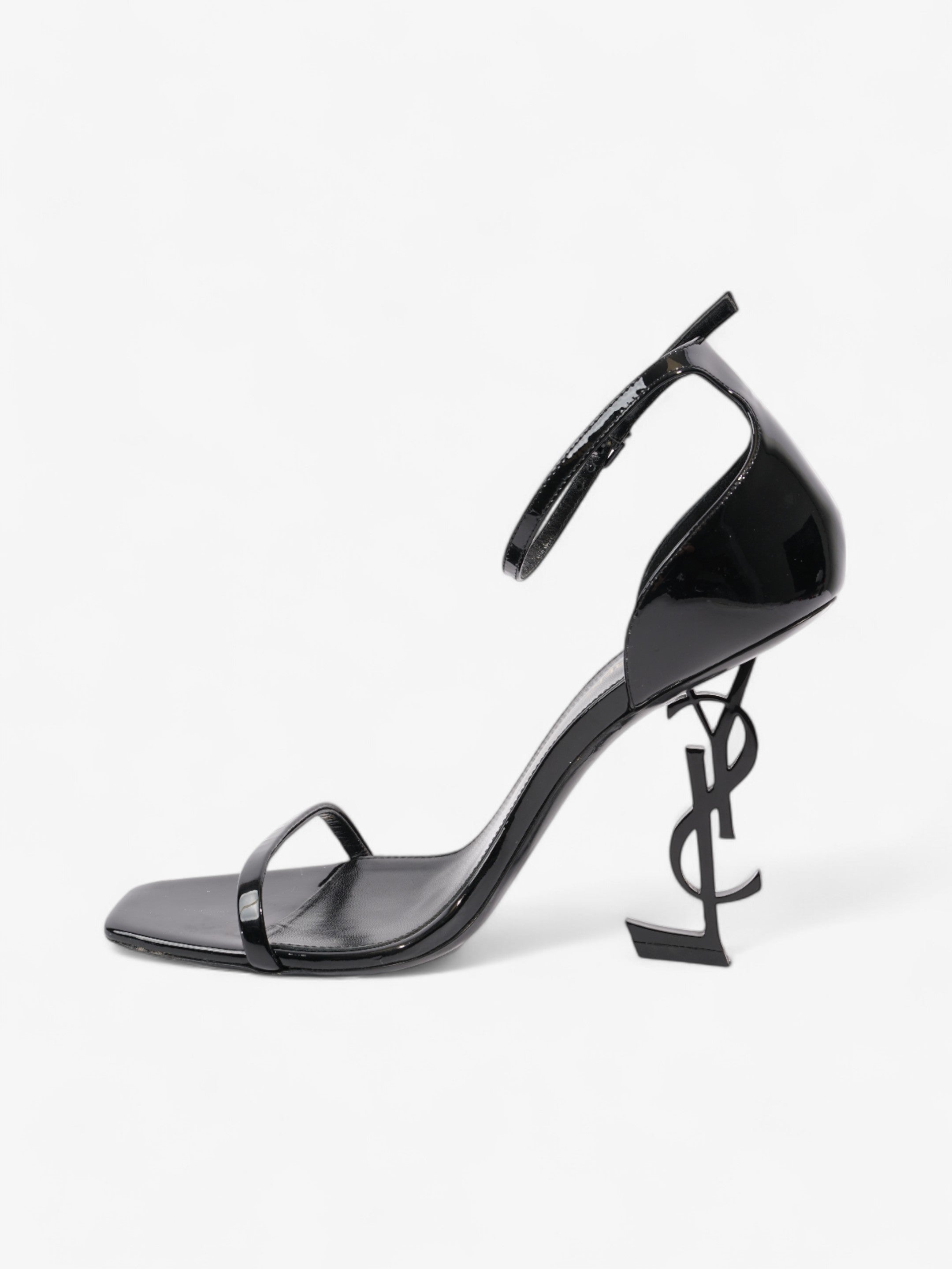 Saint Laurent Opyum 110 110 Black Patent Leather EU 40 UK 7