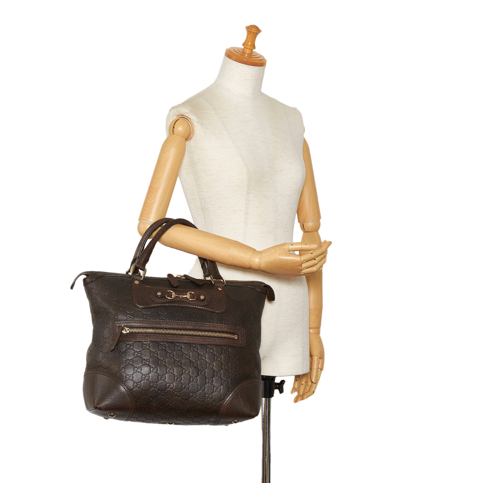 Brown Gucci Guccissima Catherine Tote Bag