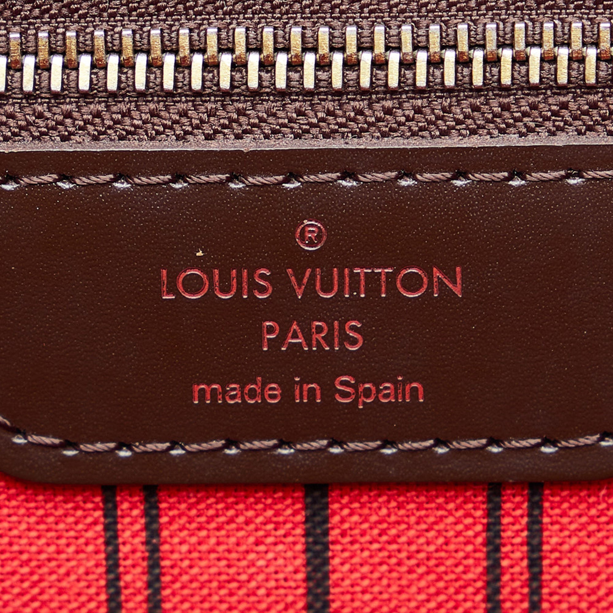 Louis Vuitton Neverfull MM Damier Ebene Canvas