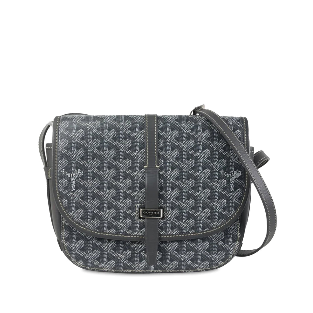 Goyard Goyardine Belvedere II PM Gray Canvas