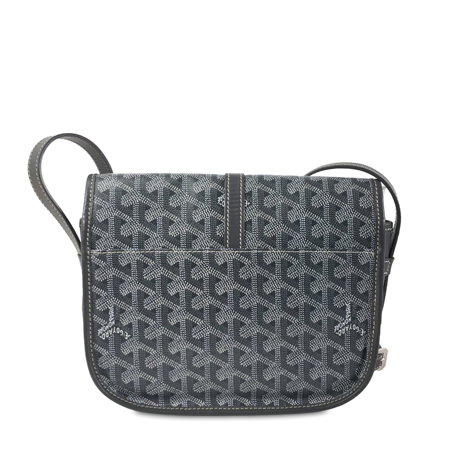 Goyard Goyardine Belvedere II PM Gray Canvas