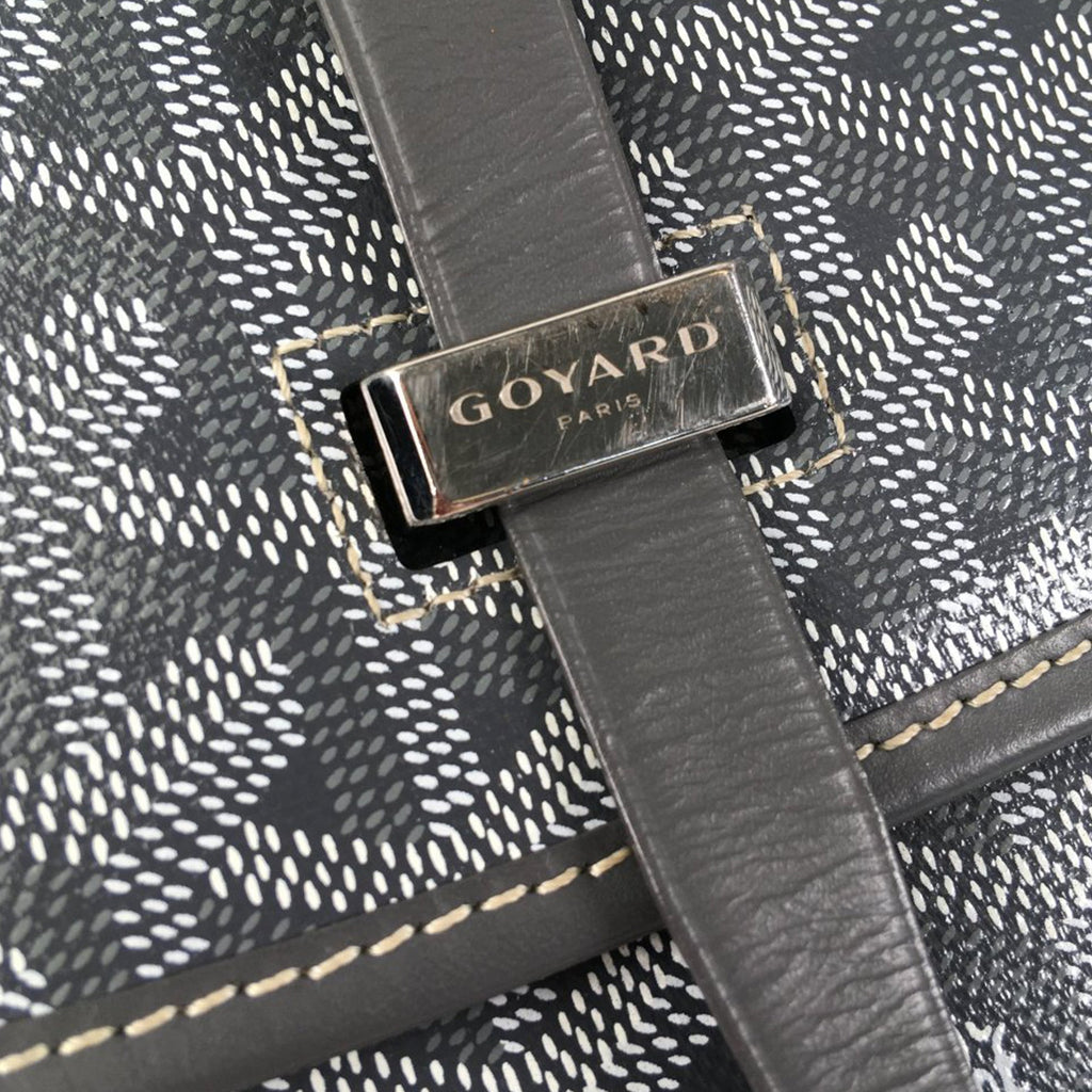 Goyard Goyardine Belvedere II PM Gray Canvas