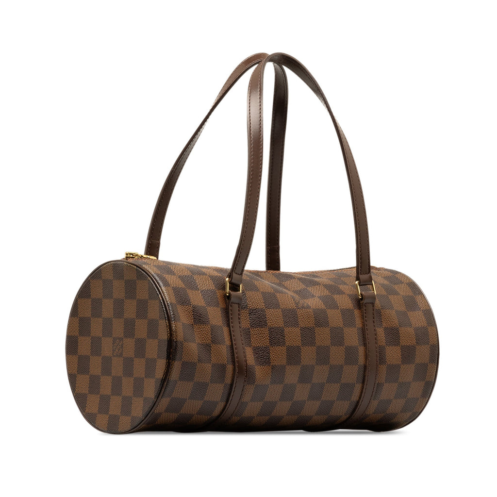 Brown Louis Vuitton Damier Ebene Papillon 30 Handbag