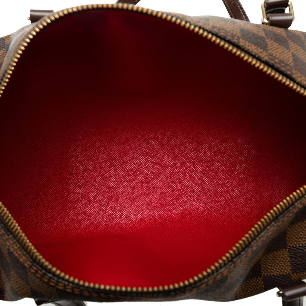 Brown Louis Vuitton Damier Ebene Papillon 30 Handbag