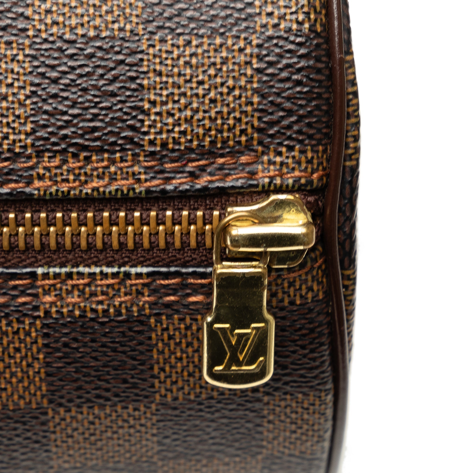 Brown Louis Vuitton Damier Ebene Papillon 30 Handbag