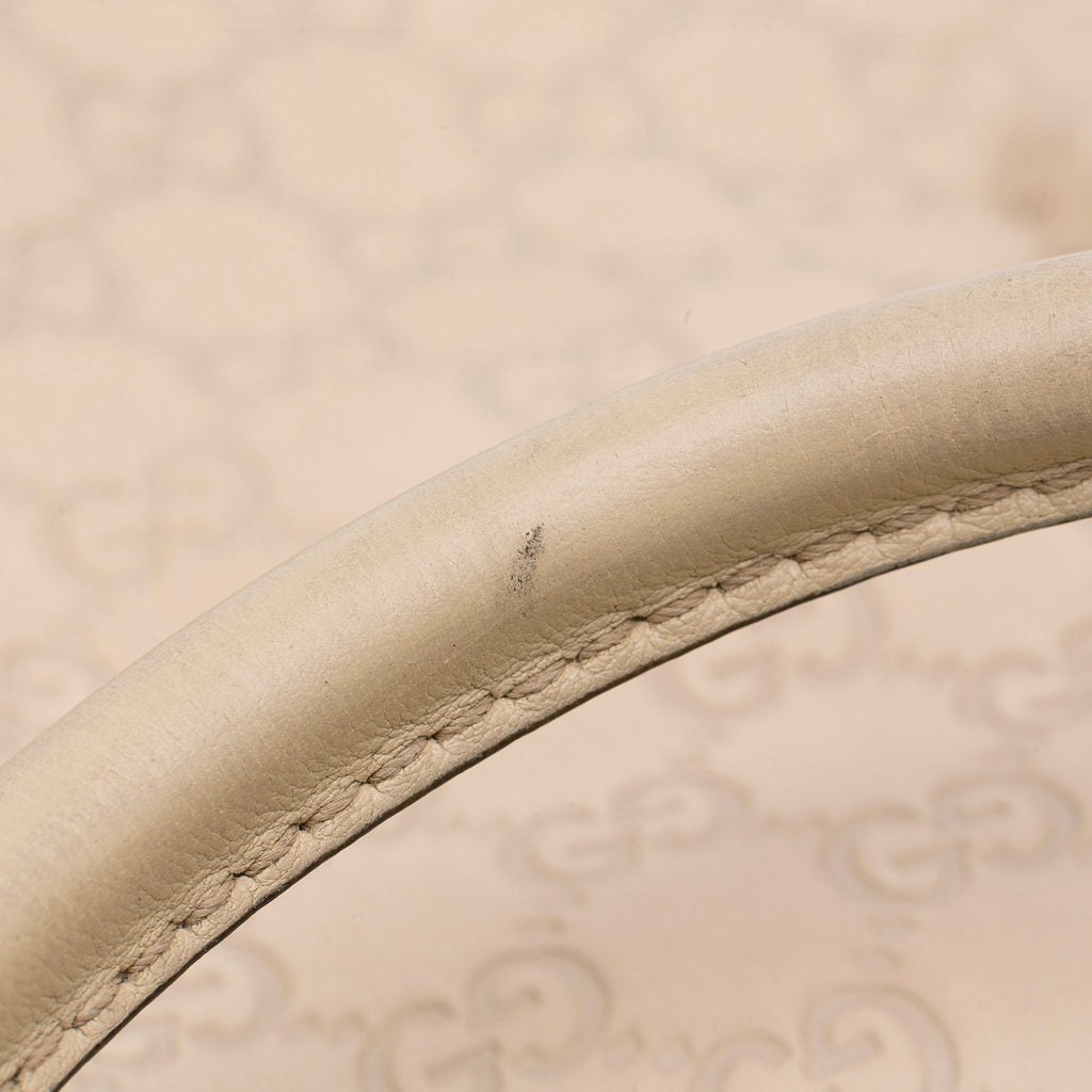 Beige Gucci Guccissima Sukey Tote Bag