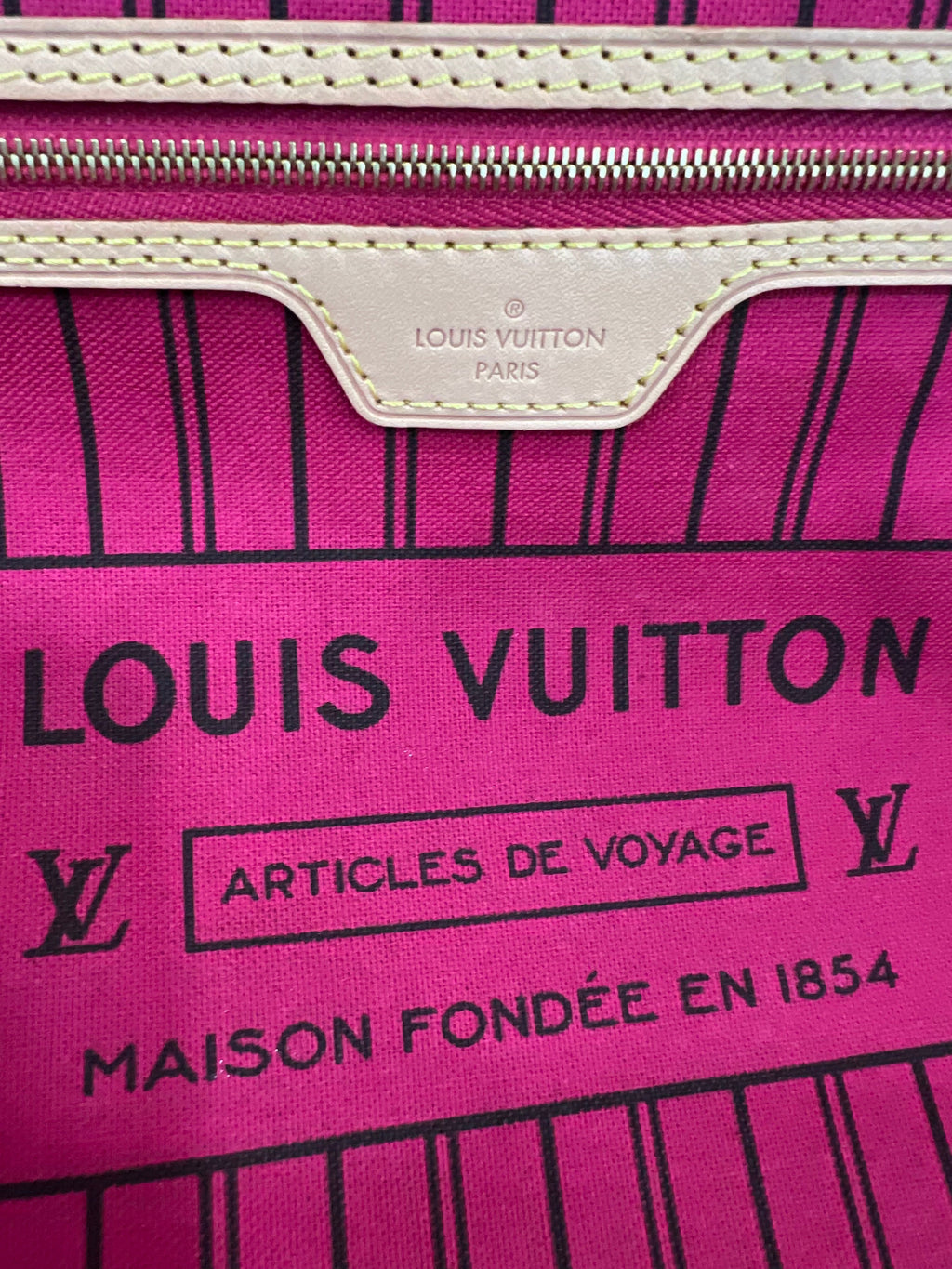 LOUIS VUITTON MONOGRAM NEVERFULL GM TOTE BAG