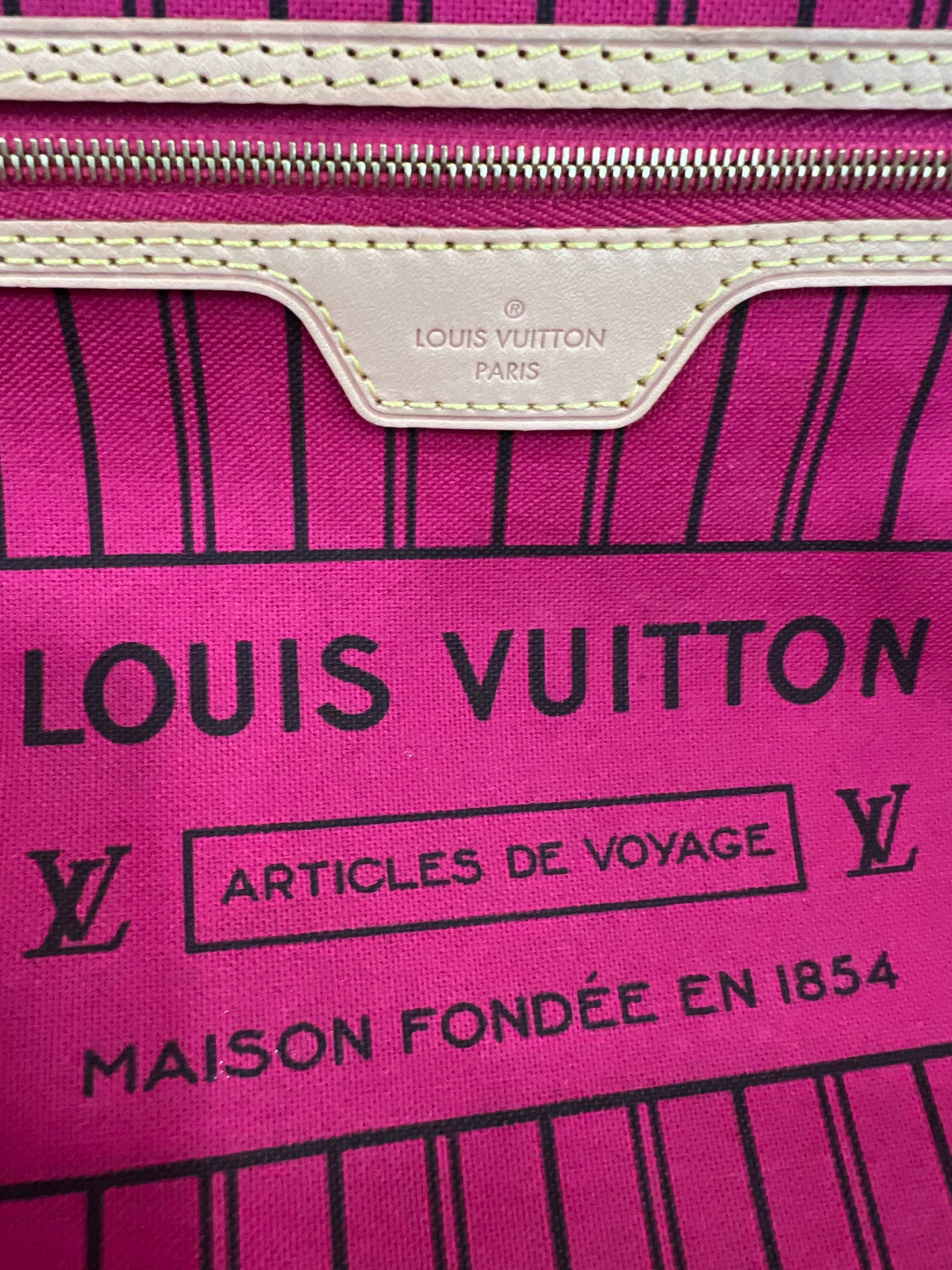 LOUIS VUITTON MONOGRAM NEVERFULL GM TOTE BAG