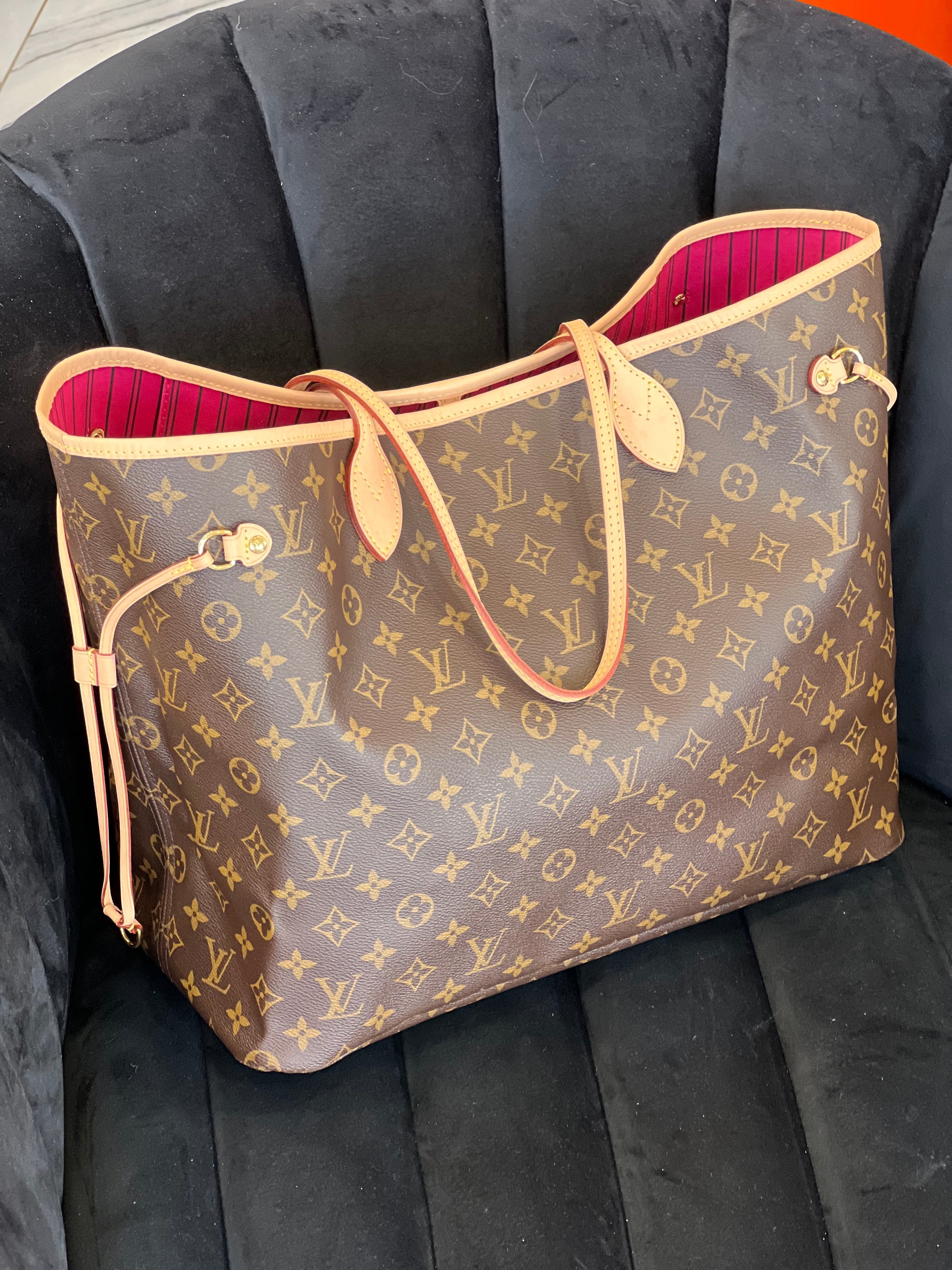 LOUIS VUITTON MONOGRAM NEVERFULL GM TOTE BAG