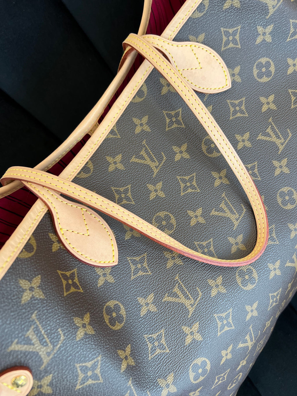 LOUIS VUITTON MONOGRAM NEVERFULL GM TOTE BAG