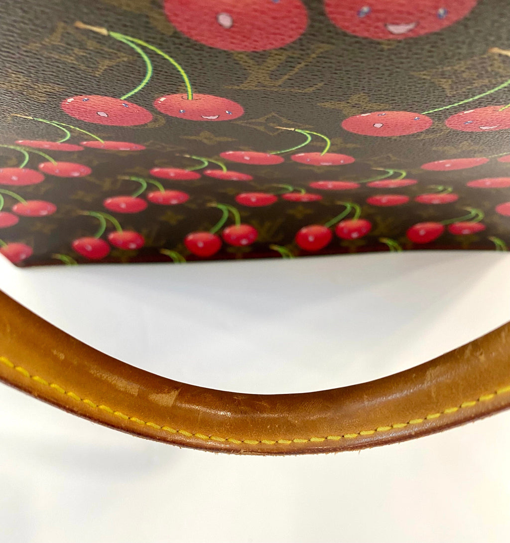 LOUIS VUITTON X TAKASHI MURAKAMI MONOGRAM CERISES SACE PLAT TOTE