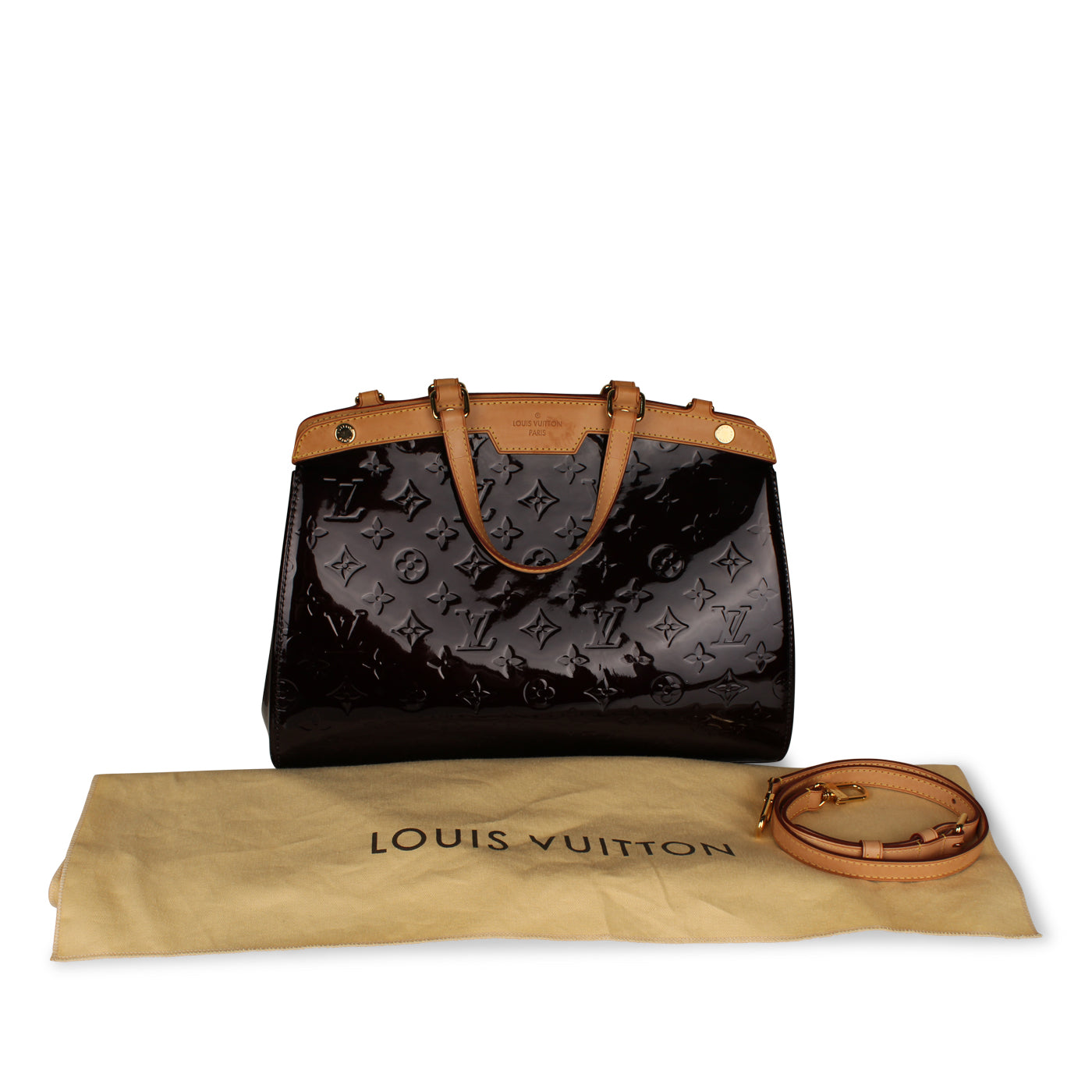 Louis Vuitton Brea MM - Amarante Vernis