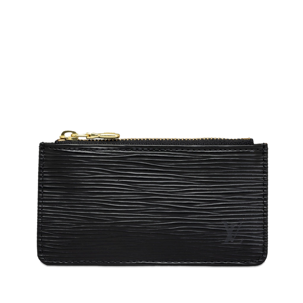 Black Louis Vuitton Epi Pochette Cles Coin Pouch