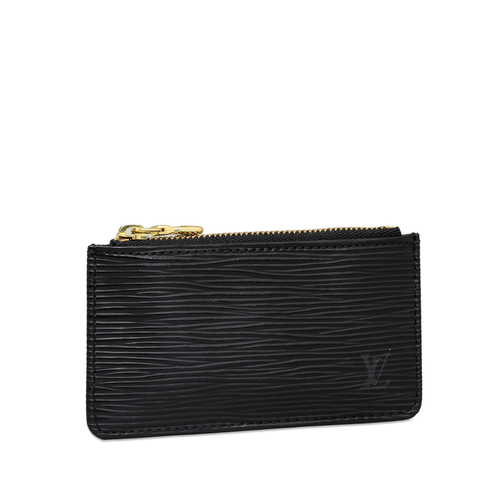 Black Louis Vuitton Epi Pochette Cles Coin Pouch