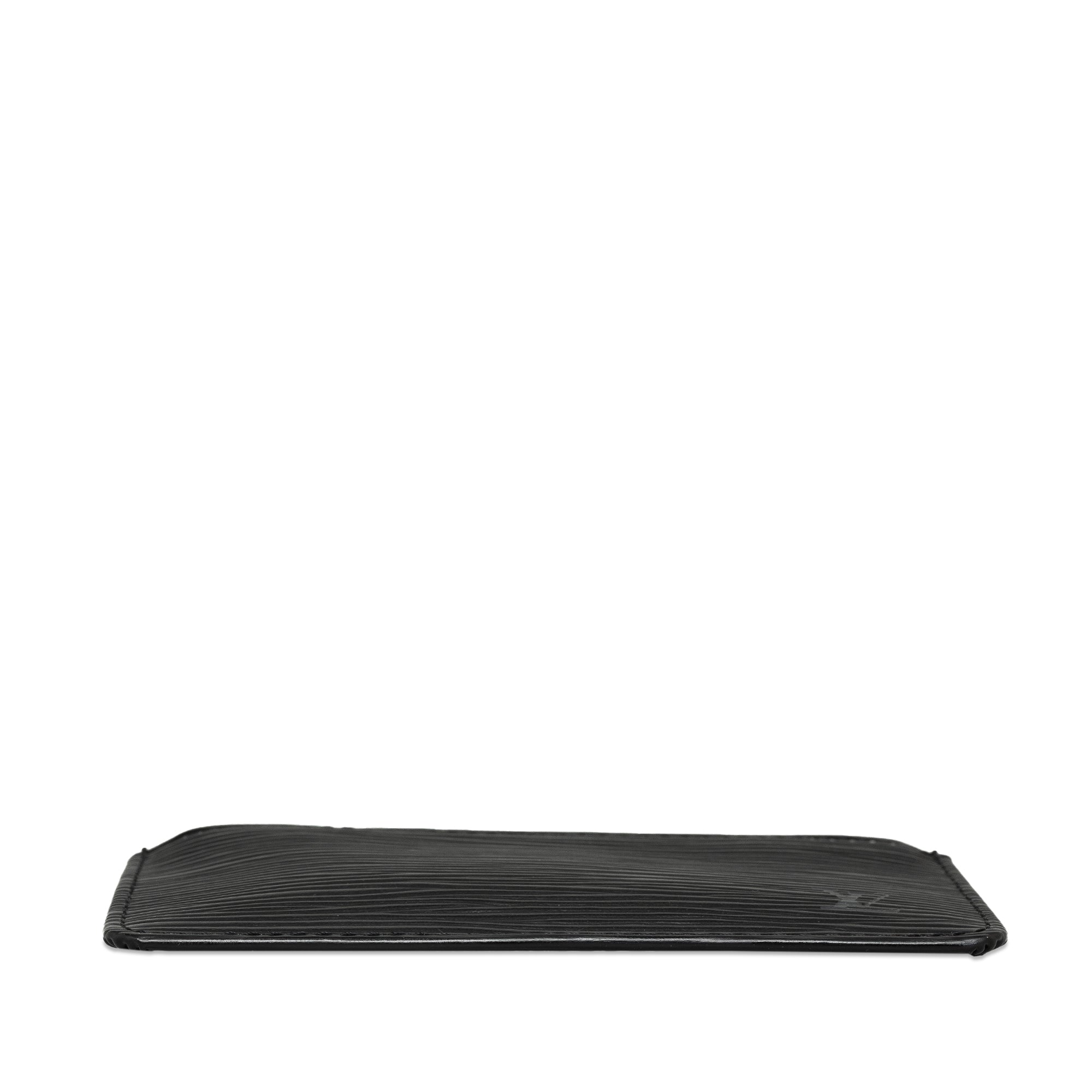 Black Louis Vuitton Epi Pochette Cles Coin Pouch