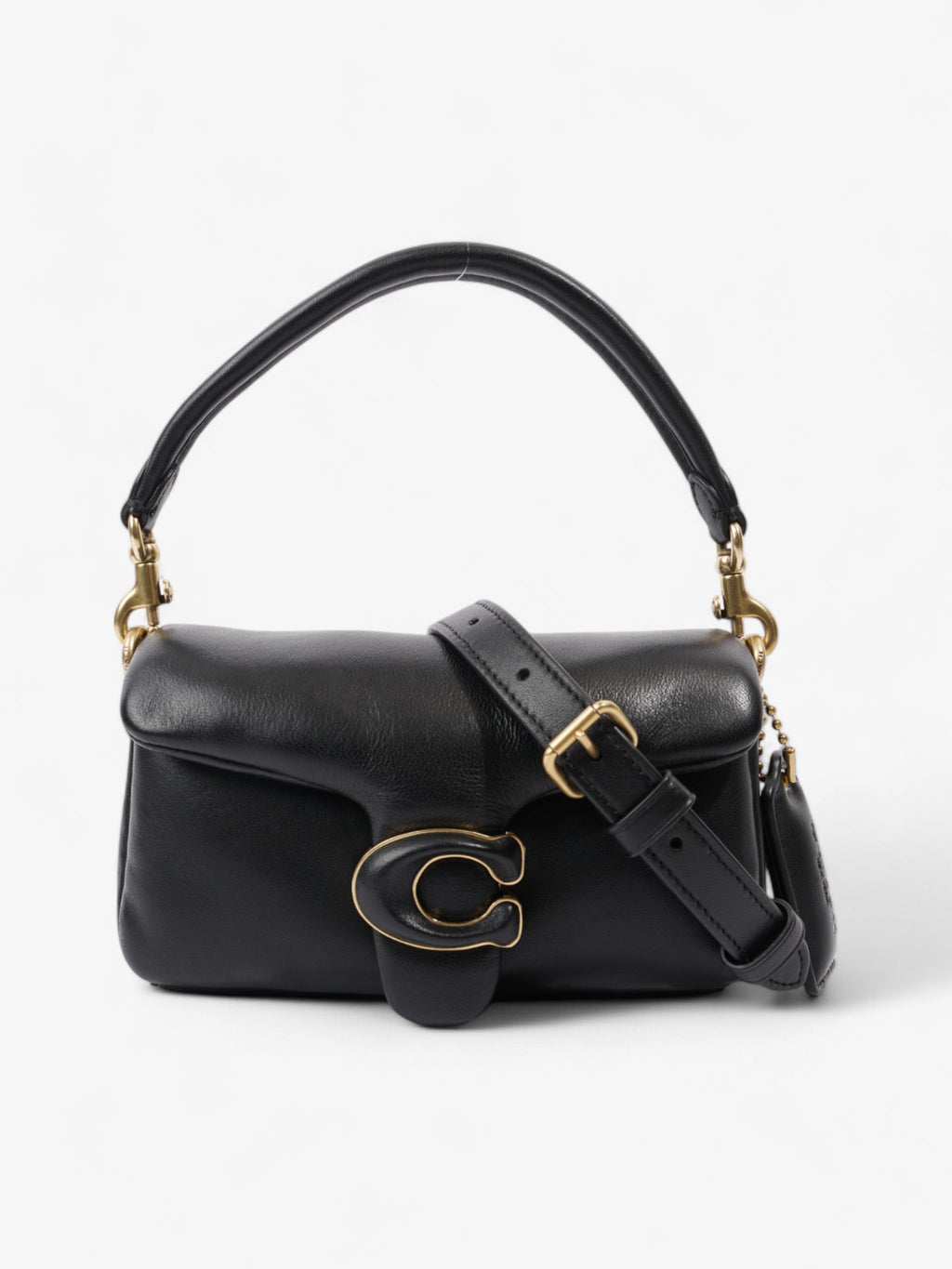 Coach Pillow Tabby Black Nappa Leather 18