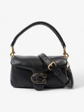 Coach Pillow Tabby Black Nappa Leather 18