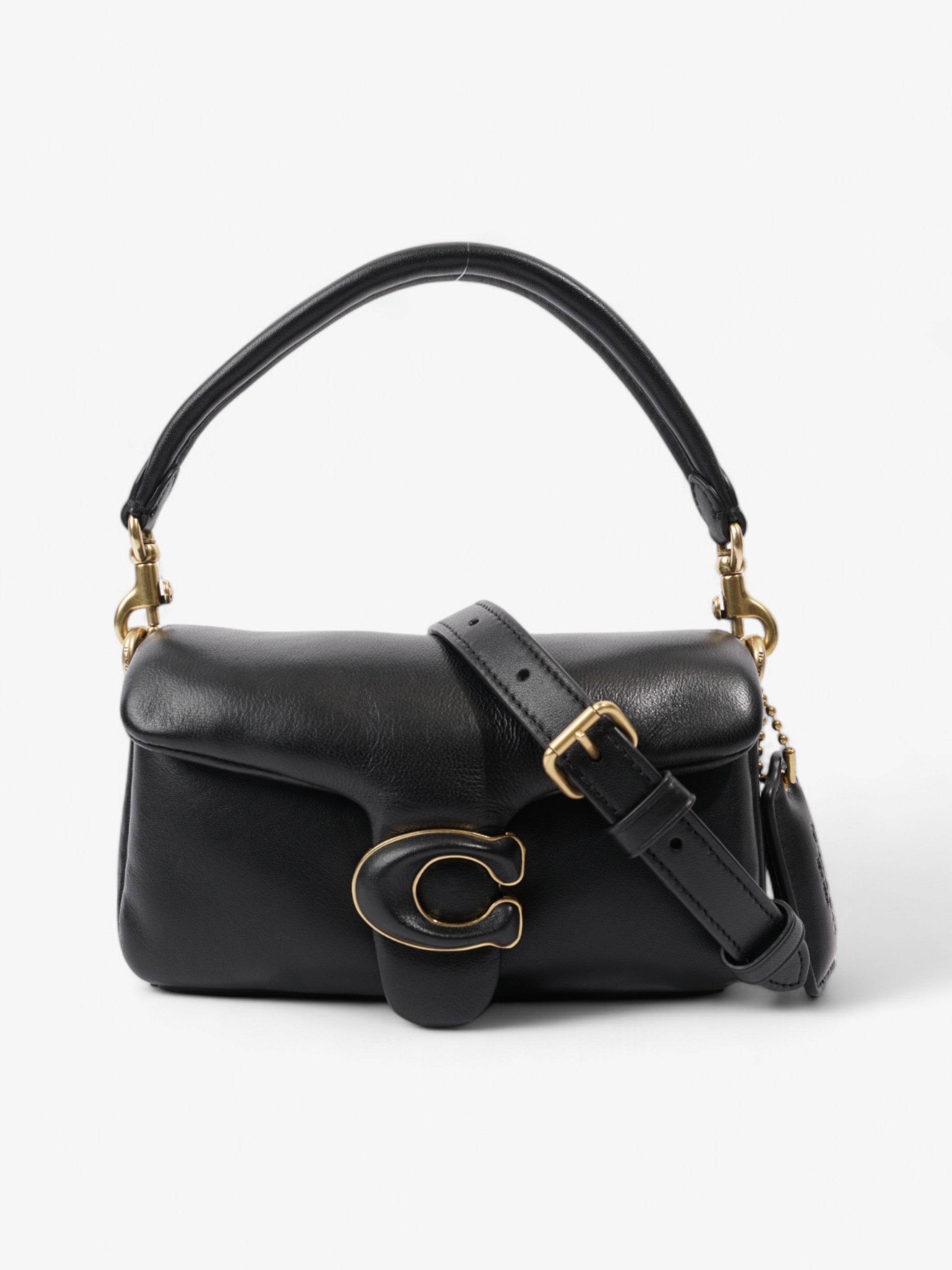 Coach Pillow Tabby Black Nappa Leather 18