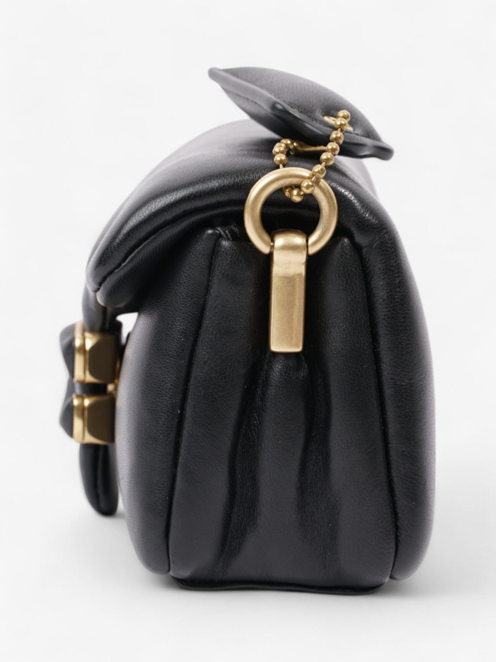 Coach Pillow Tabby Black Nappa Leather 18