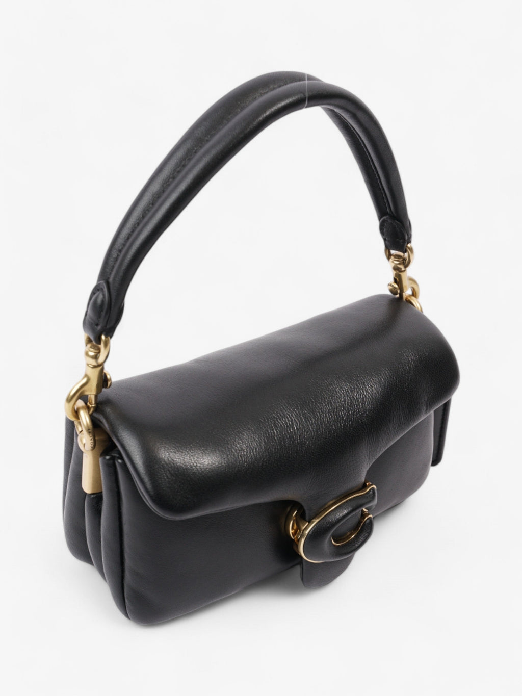 Coach Pillow Tabby Black Nappa Leather 18