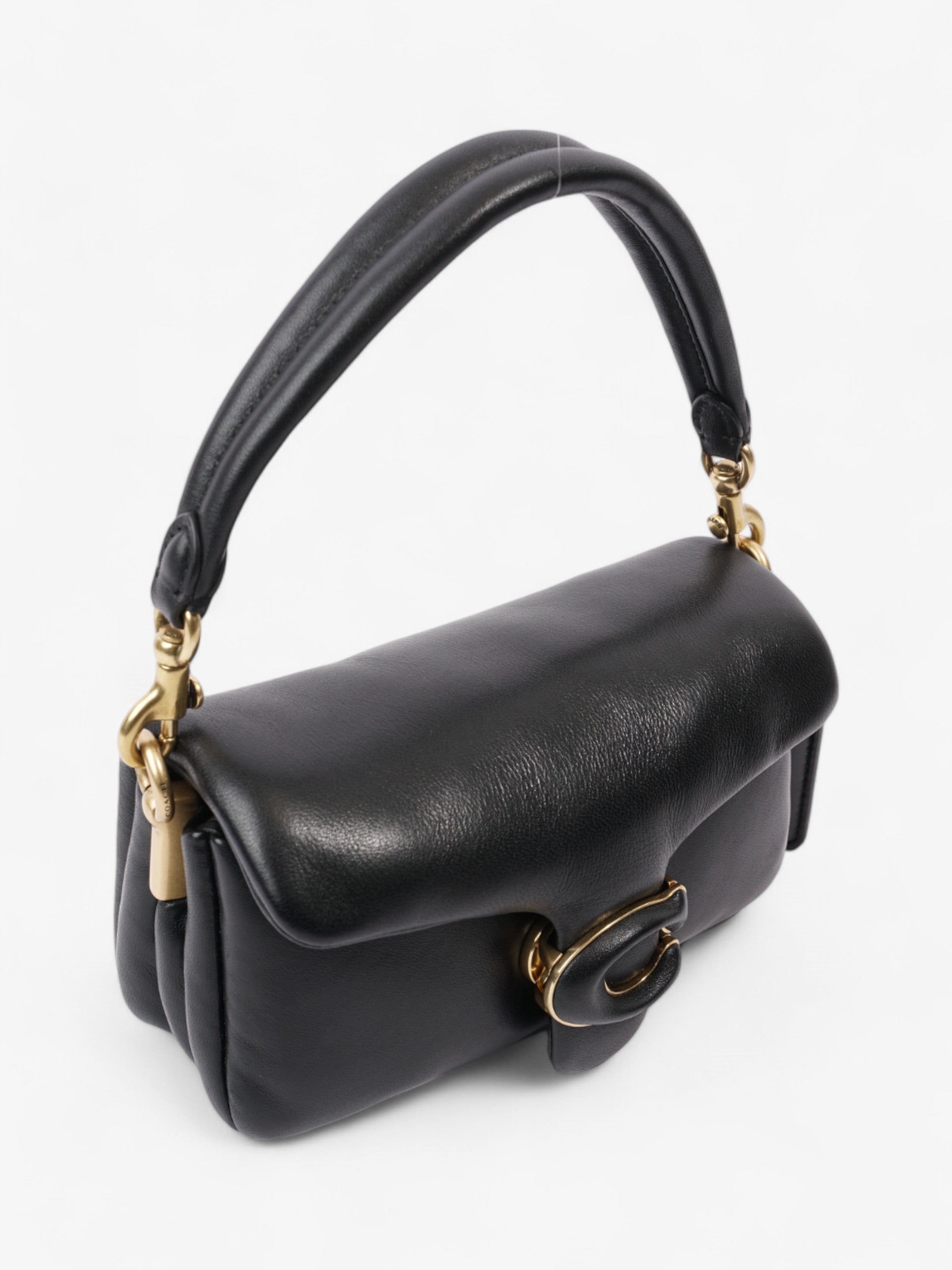 Coach Pillow Tabby Black Nappa Leather 18