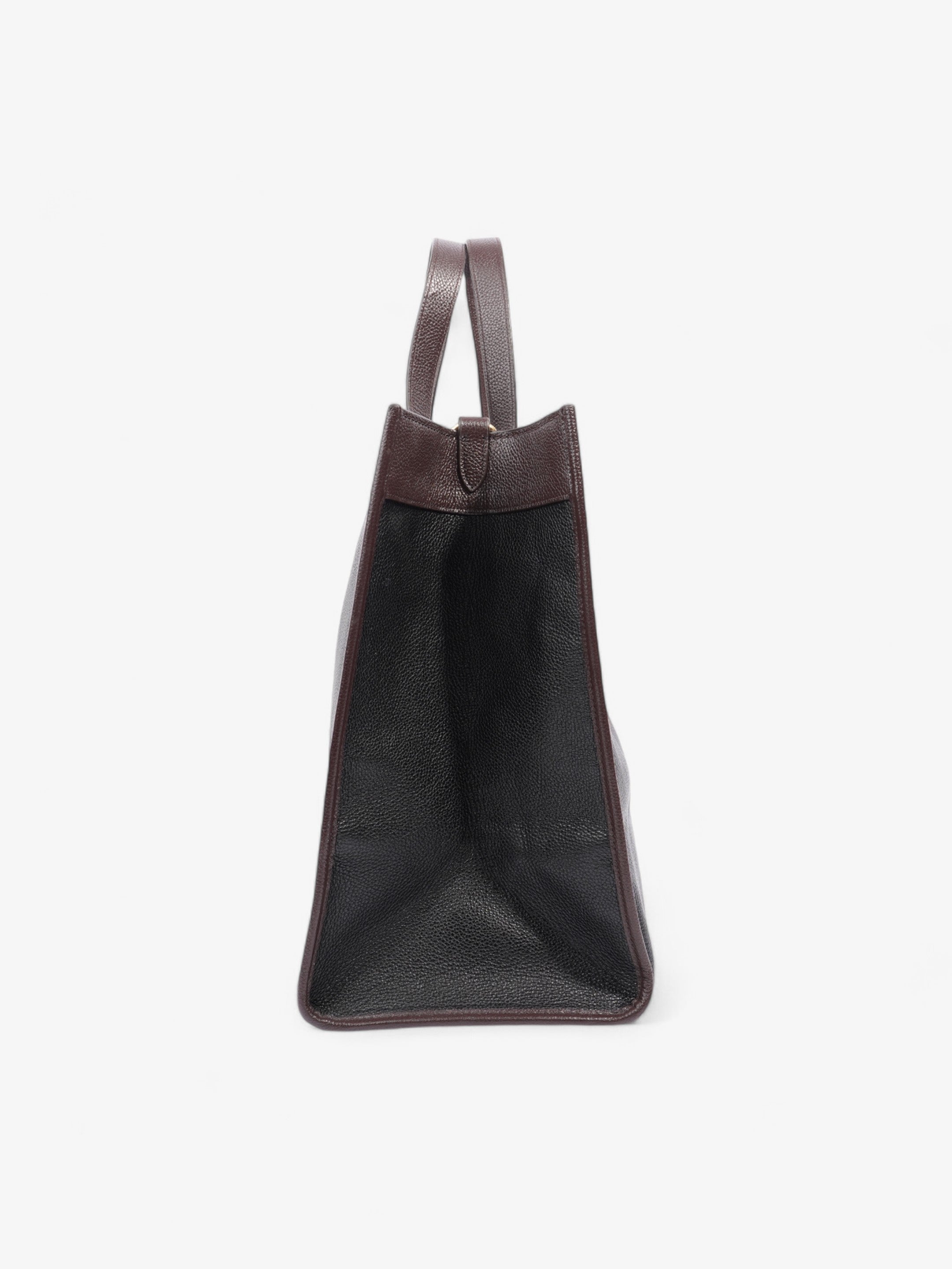 Coach Field Tote Black / Oxblood Leather 40