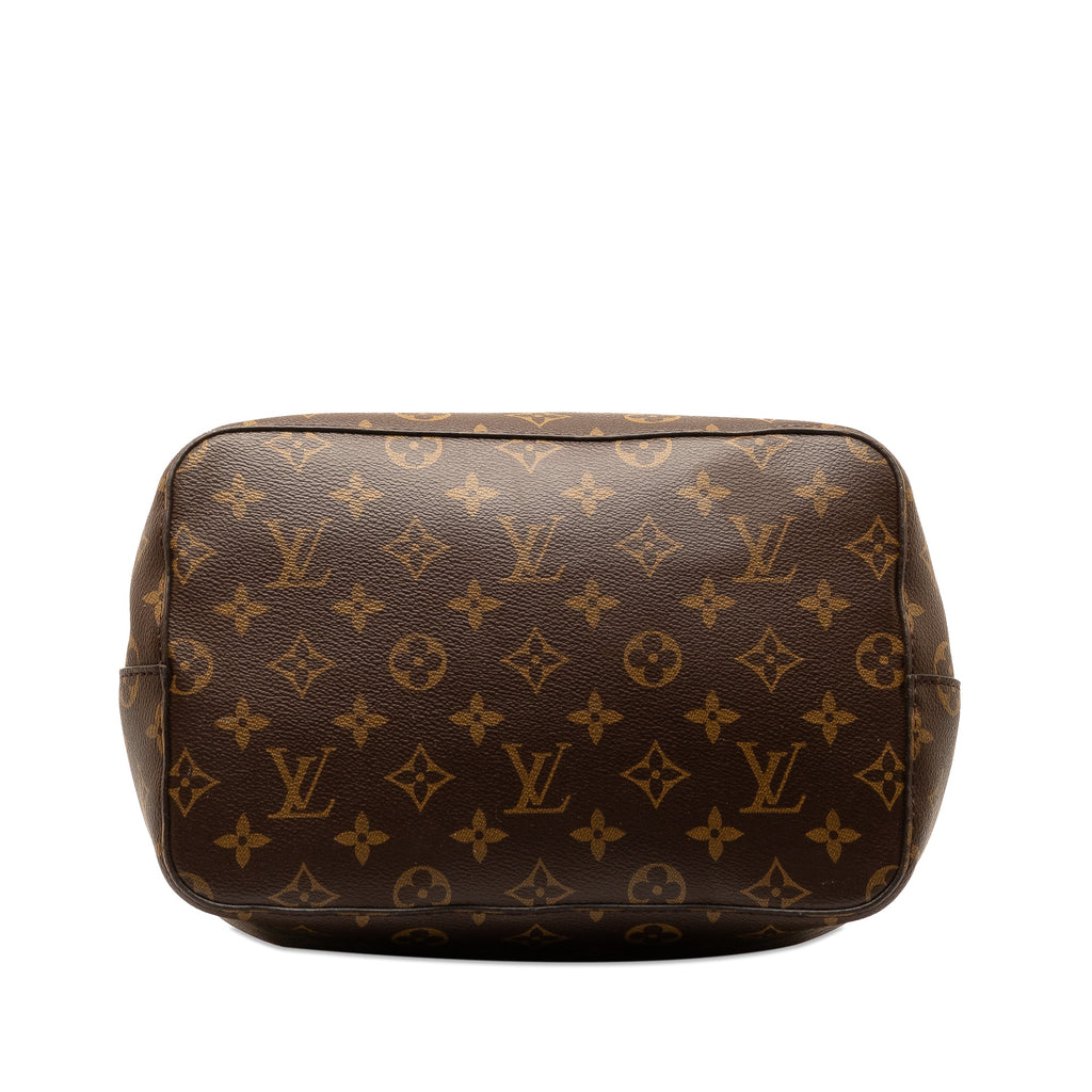 Brown Louis Vuitton Monogram Neonoe MM Bucket Bag