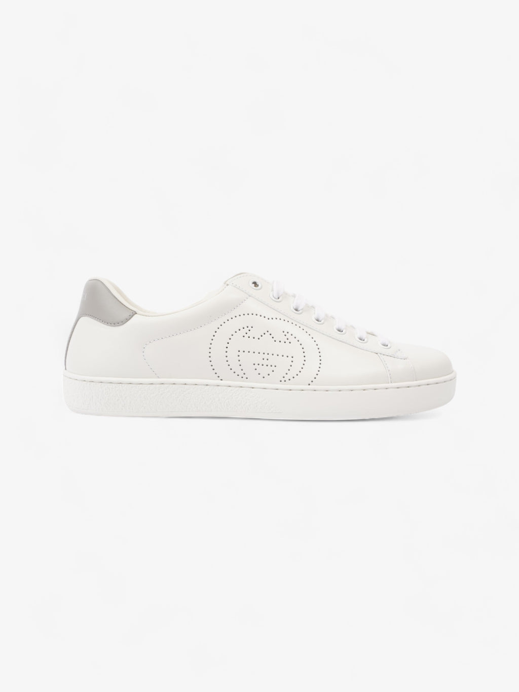 Gucci Ace Sneakers White / Grey Leather EU 41 UK 7