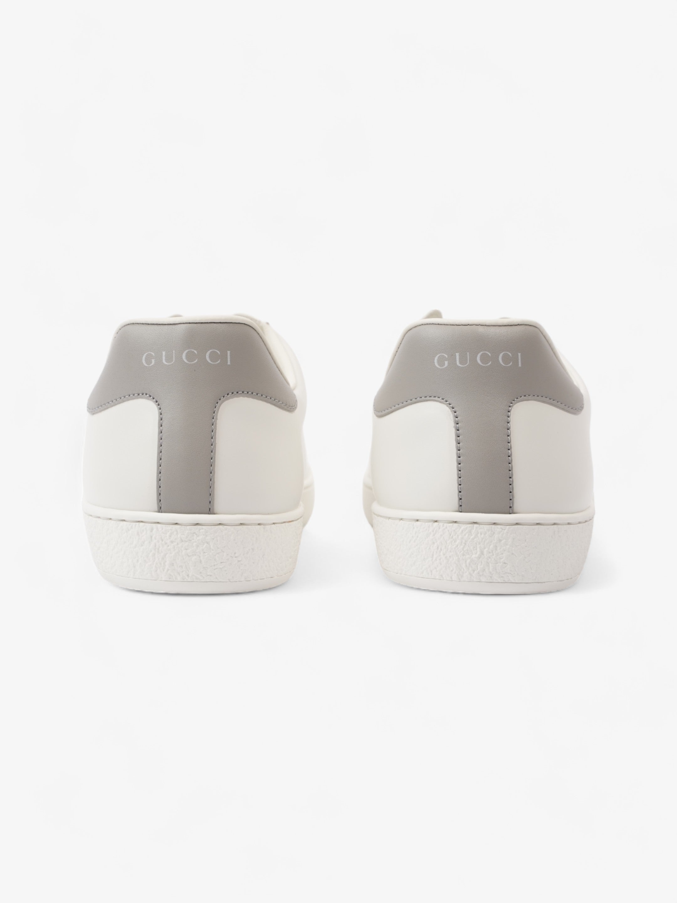 Gucci Ace Sneakers White / Grey Leather EU 41 UK 7