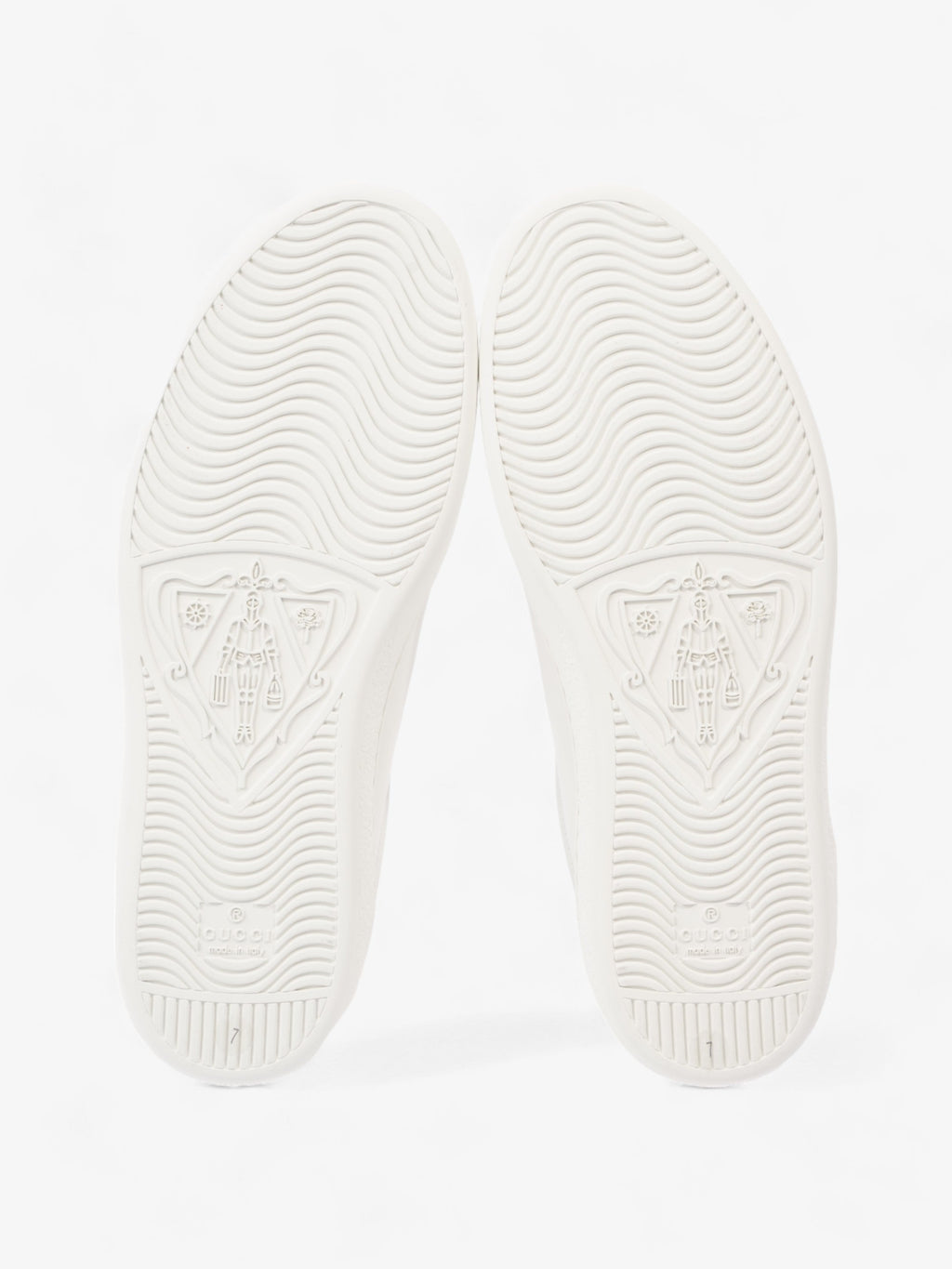 Gucci Ace Sneakers White / Grey Leather EU 41 UK 7