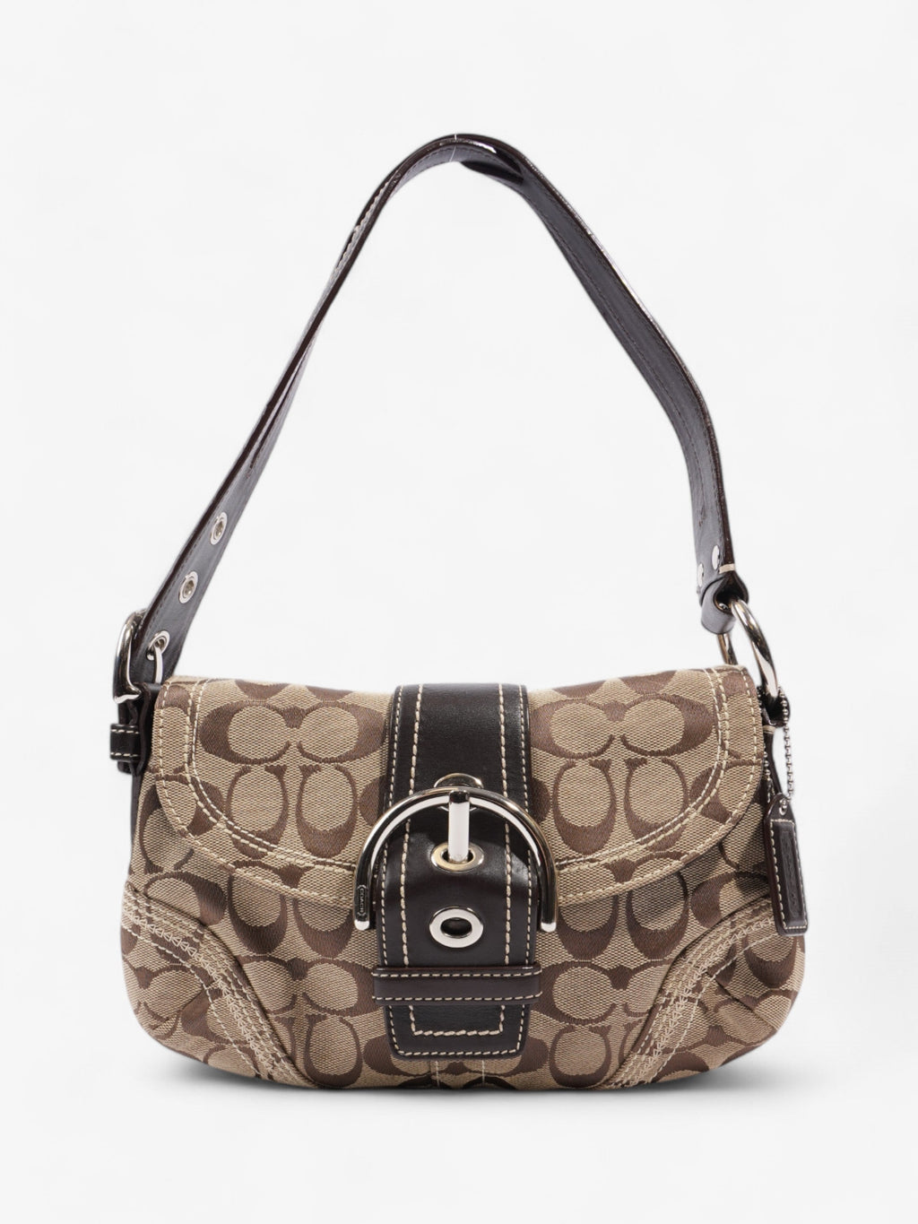 Coach Signature C Soho Beige / Brown Canvas