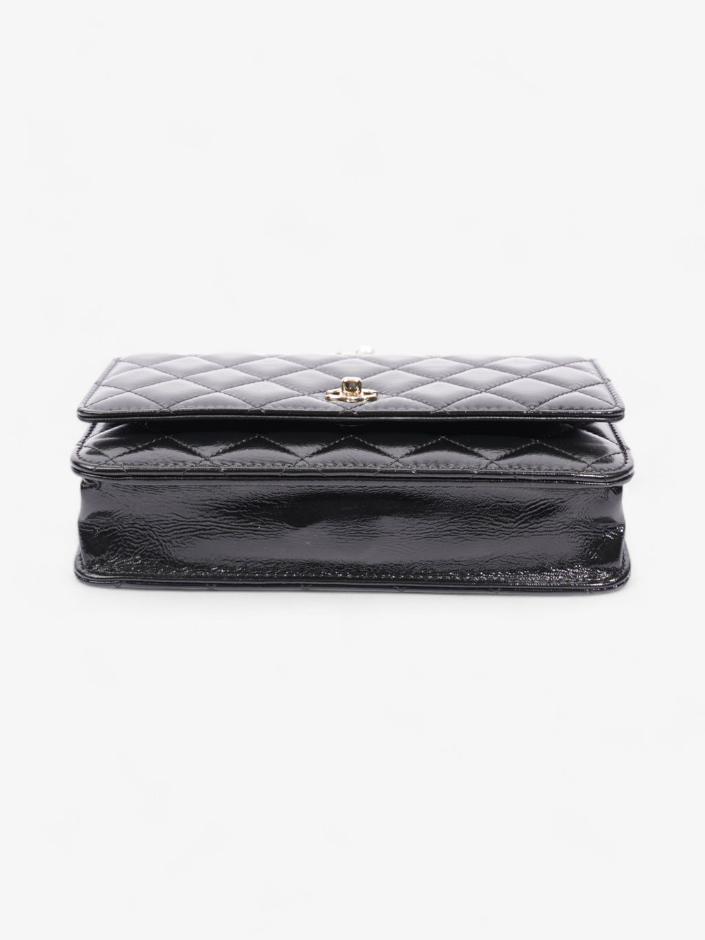 Chanel O Mini Bag Black Lambskin Leather
