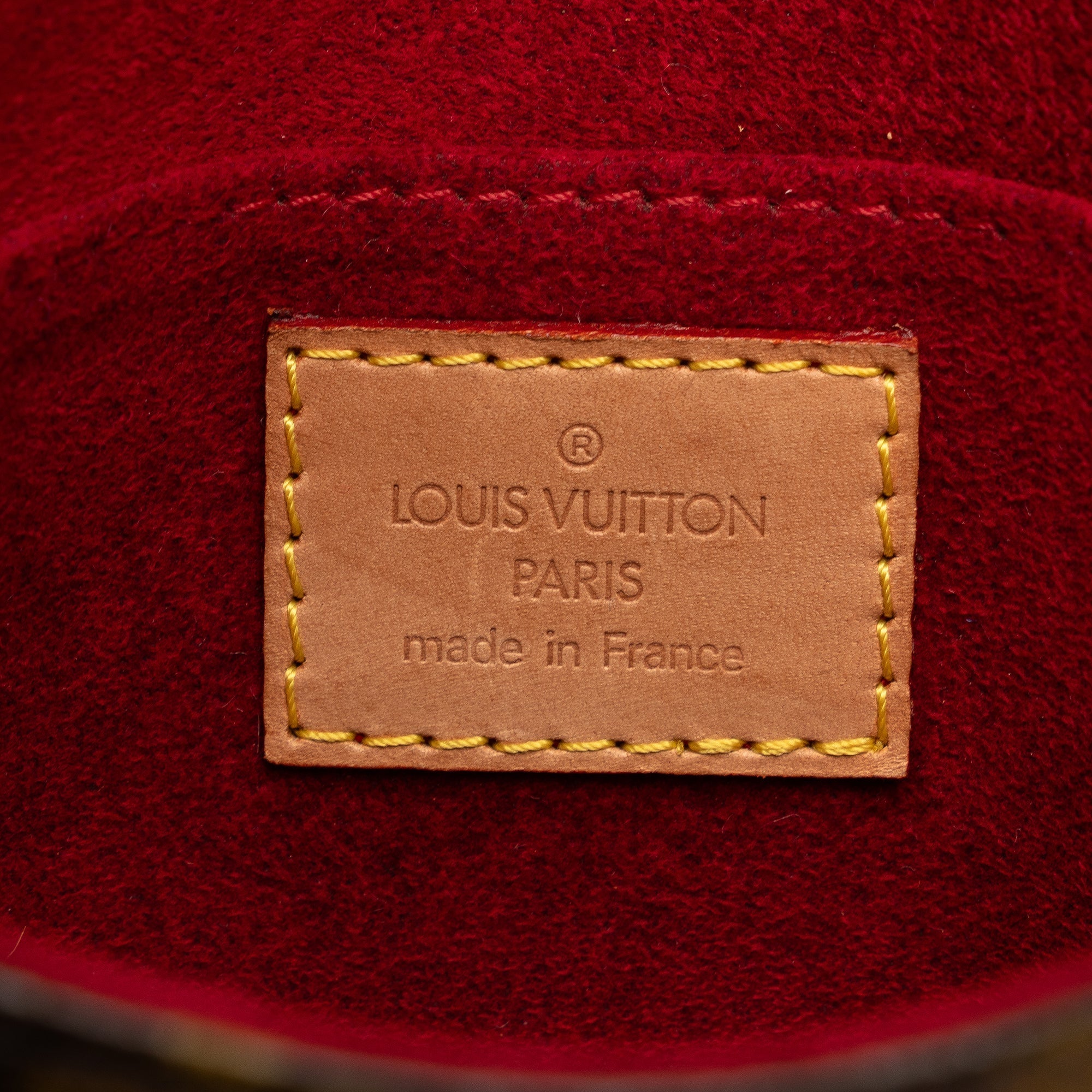 Brown Louis Vuitton Monogram Sac Tambourine Crossbody Bag