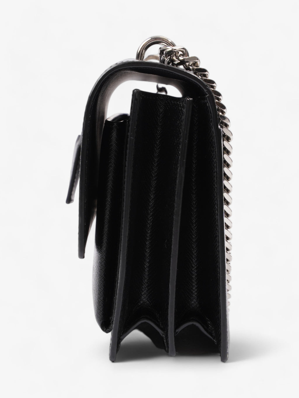 Saint Laurent Sunset Medium Black Leather
